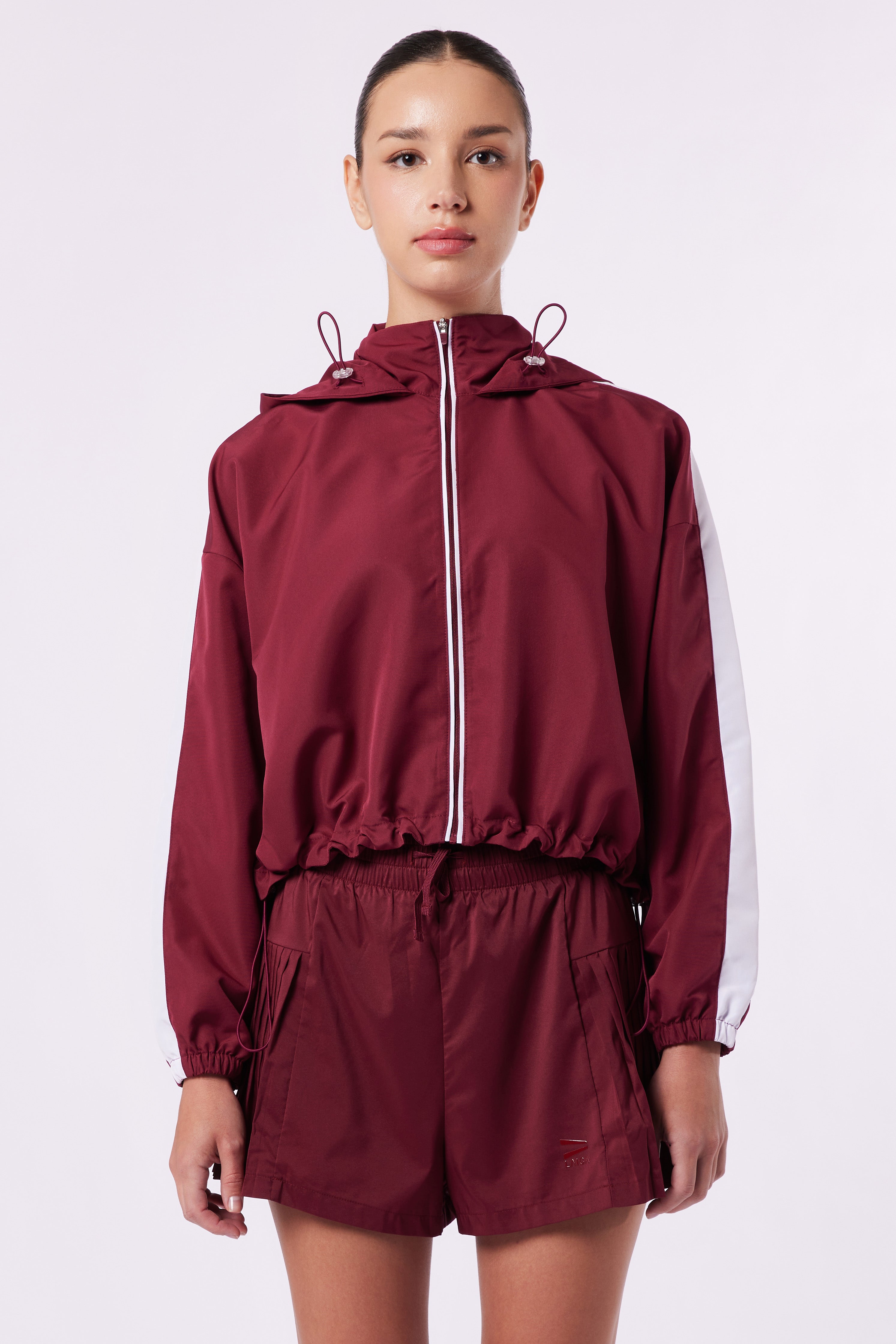 LAICA LIST JACKET - WINE