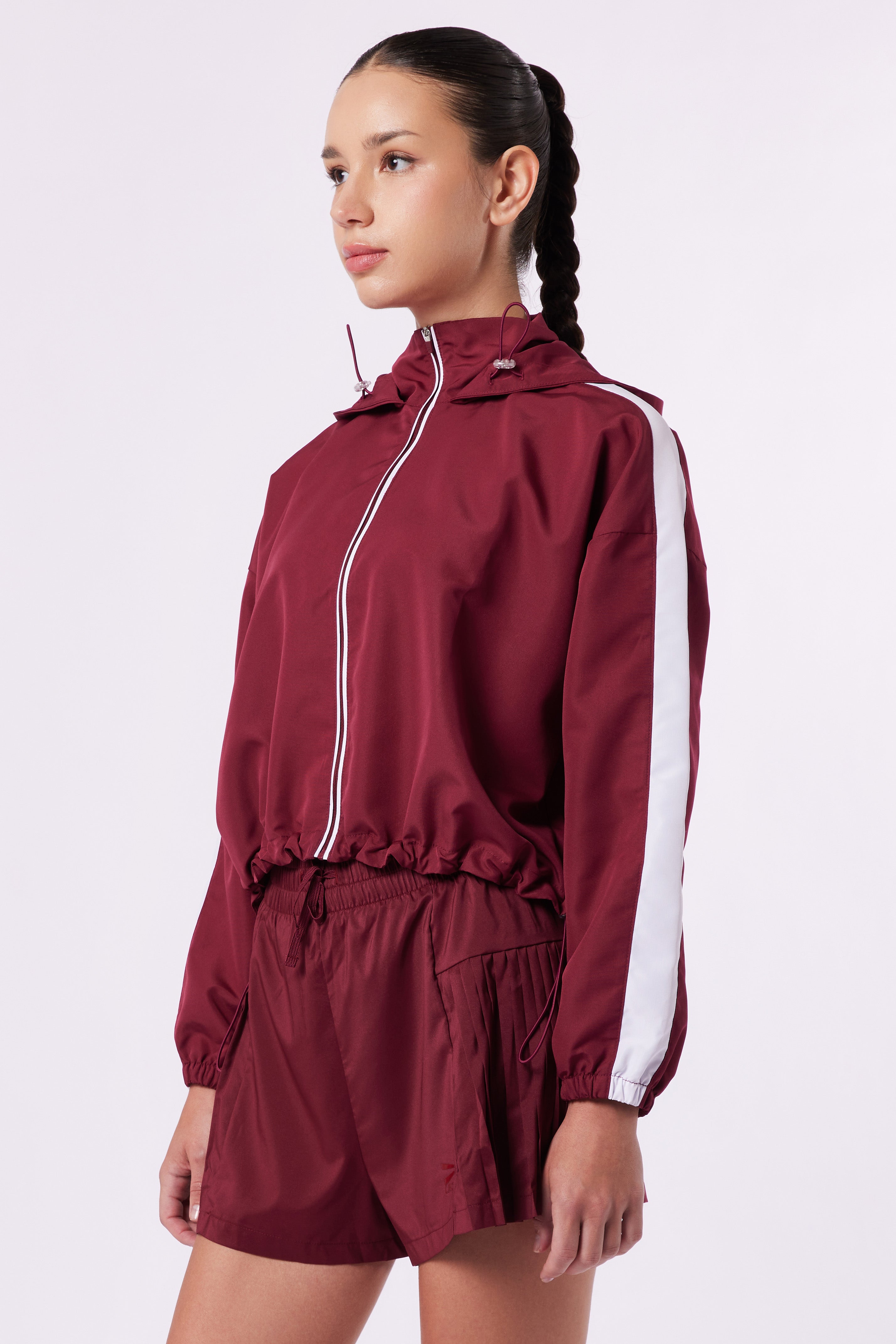 LAICA LIST JACKET - WINE
