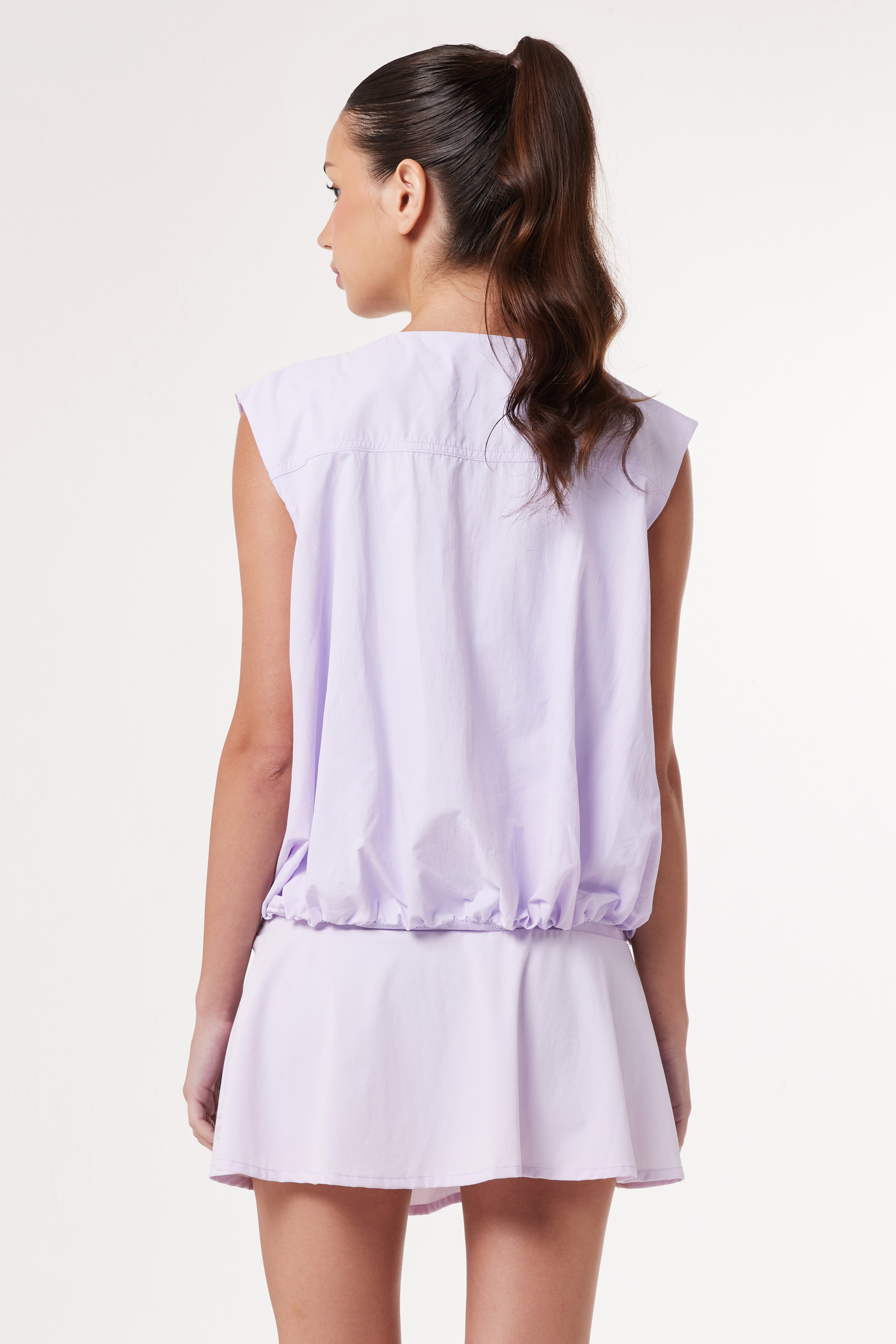 LAICA RUCHED VEST - HISTLE