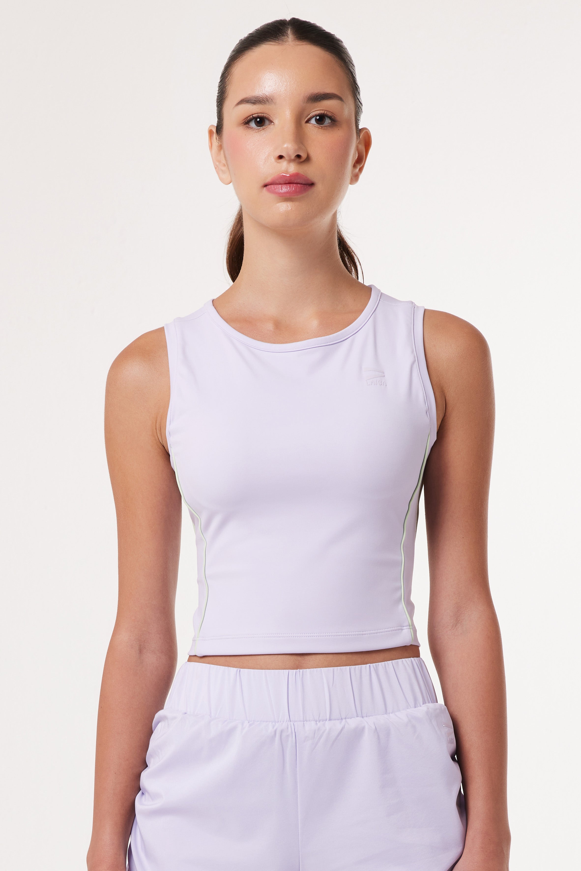 LAICA RUCHED SLEEVELESS TEE - HISTLE
