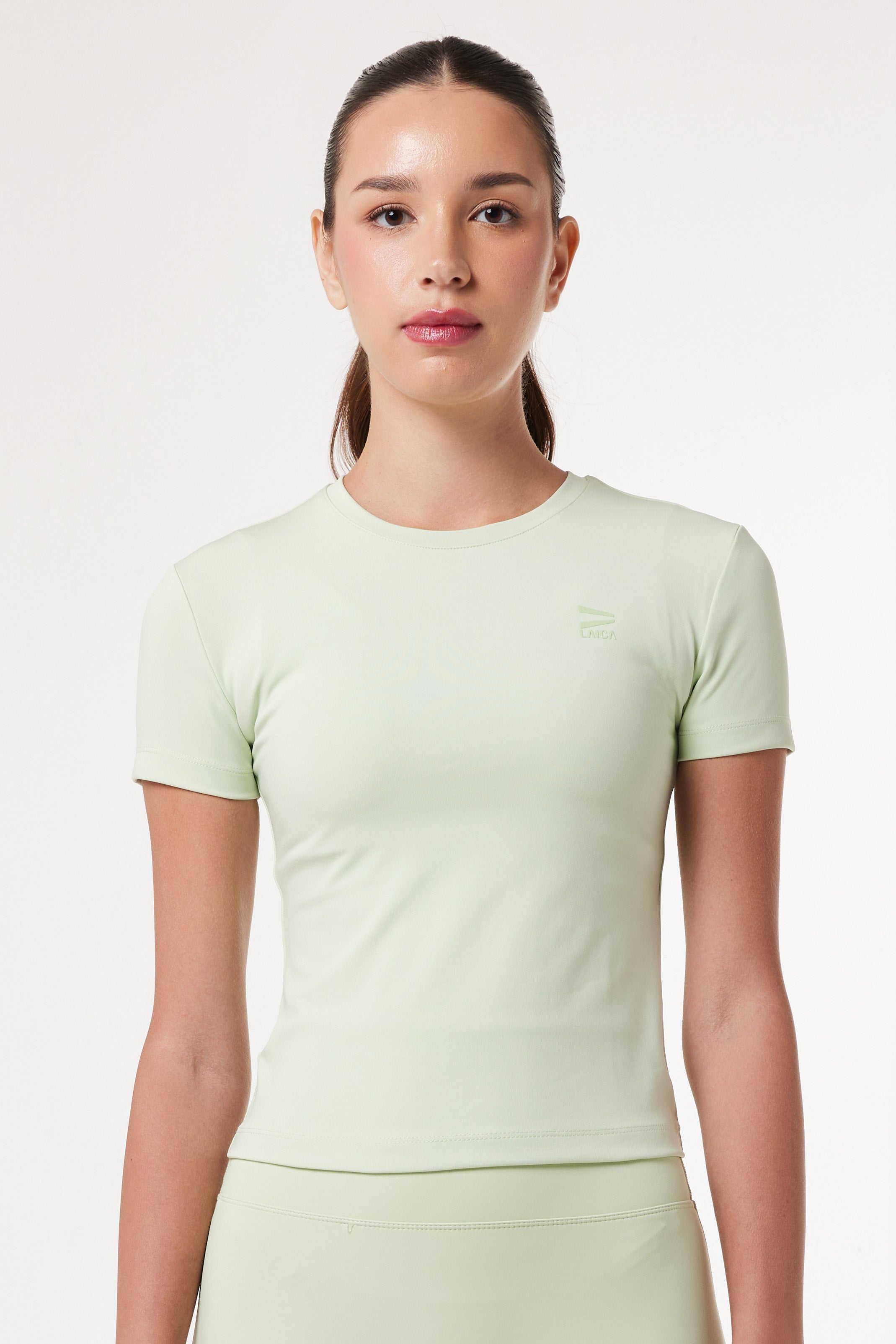 LAICA ESSENTIAL TEE - LIME