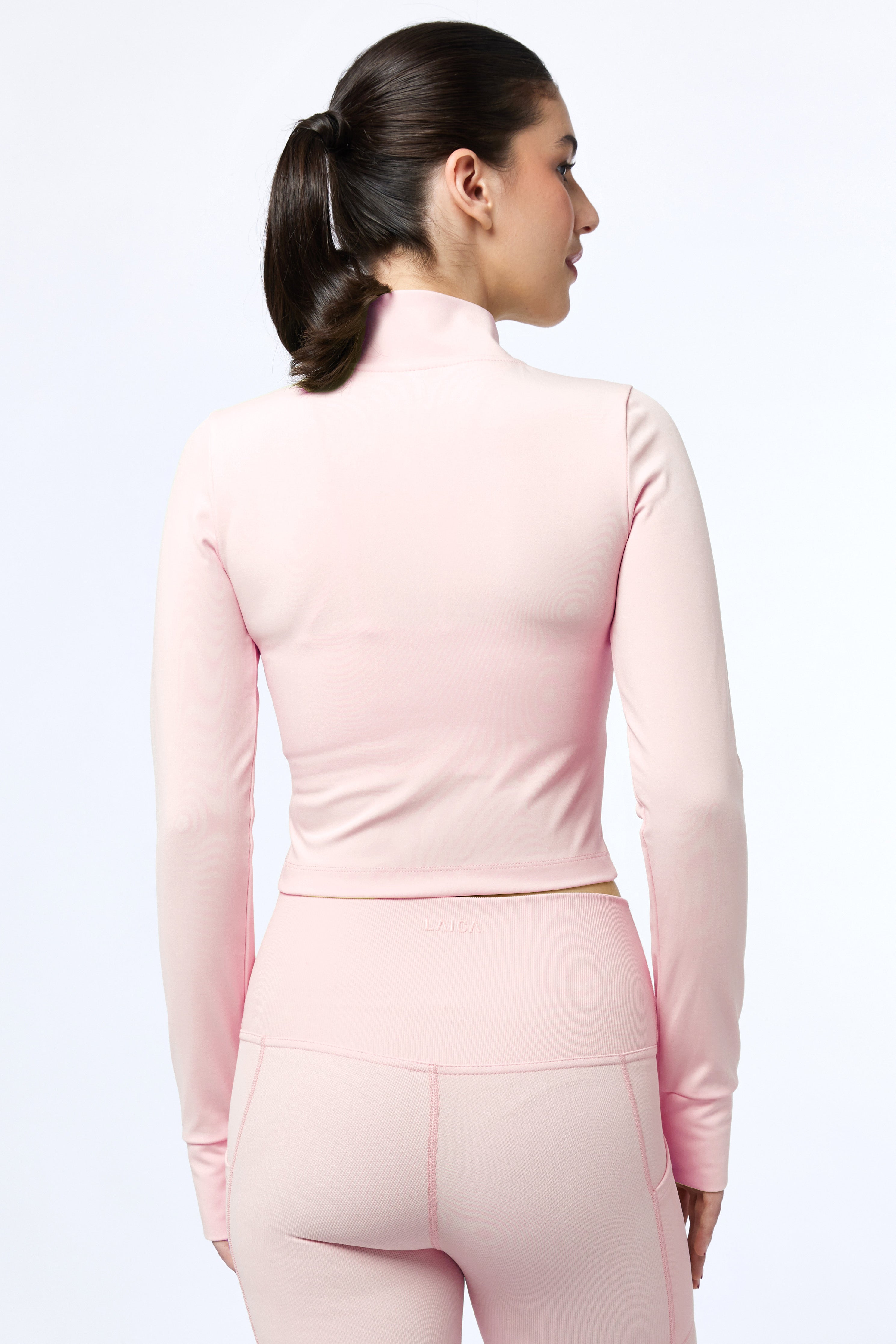 LAICA THUMBHOLE JACKET - CORAL BLUSH