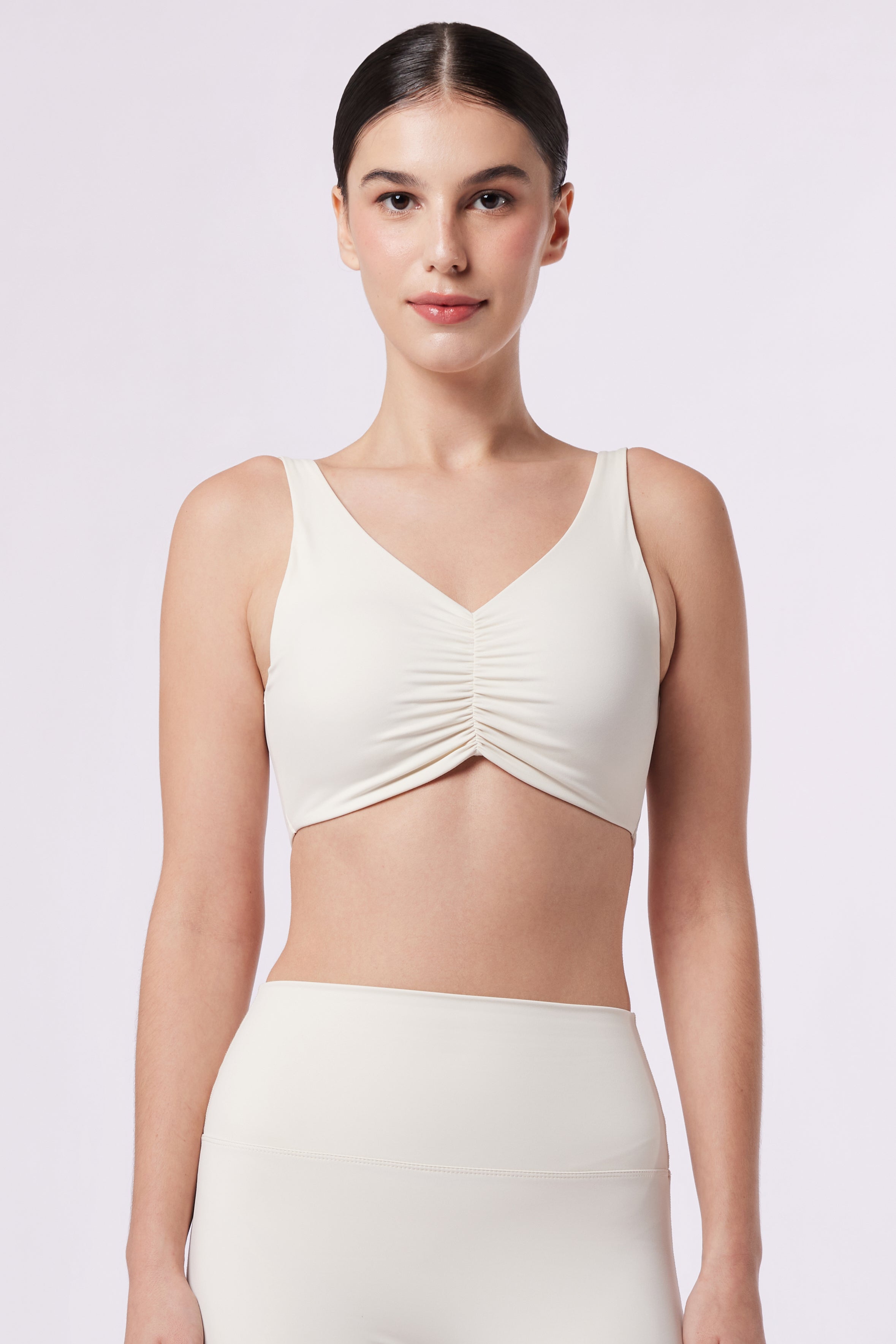 LAICA RUCHED BRA - IVORY