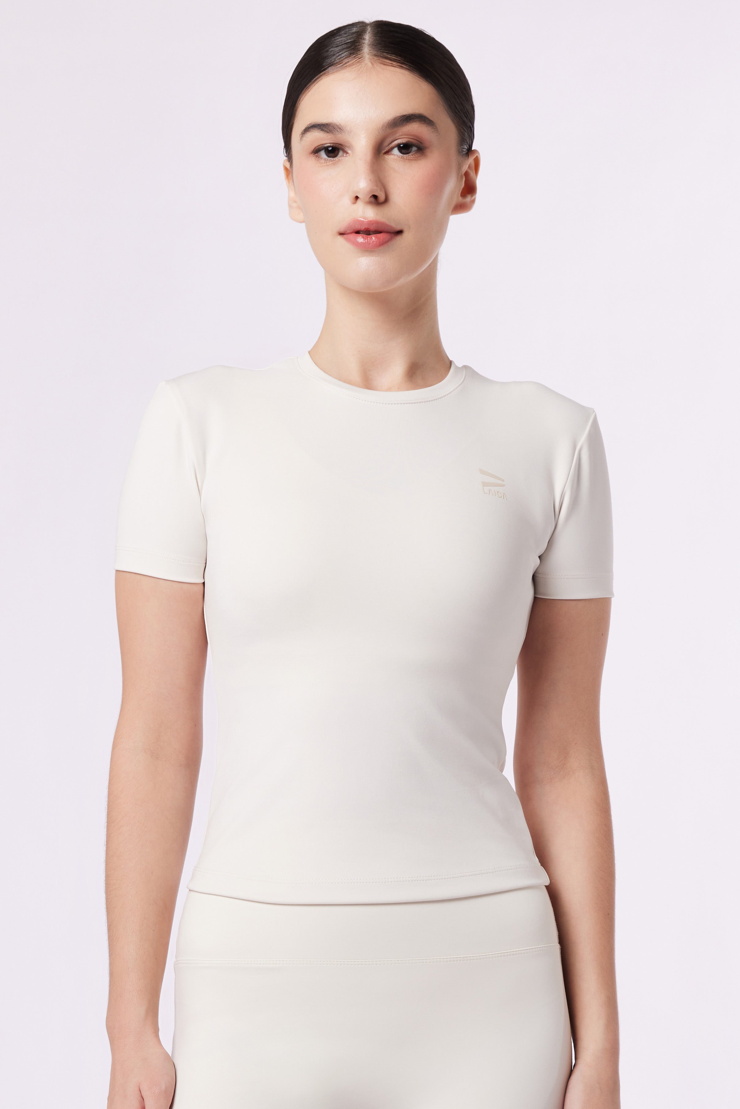 LAICA ESSENTIAL TEE - IVORY