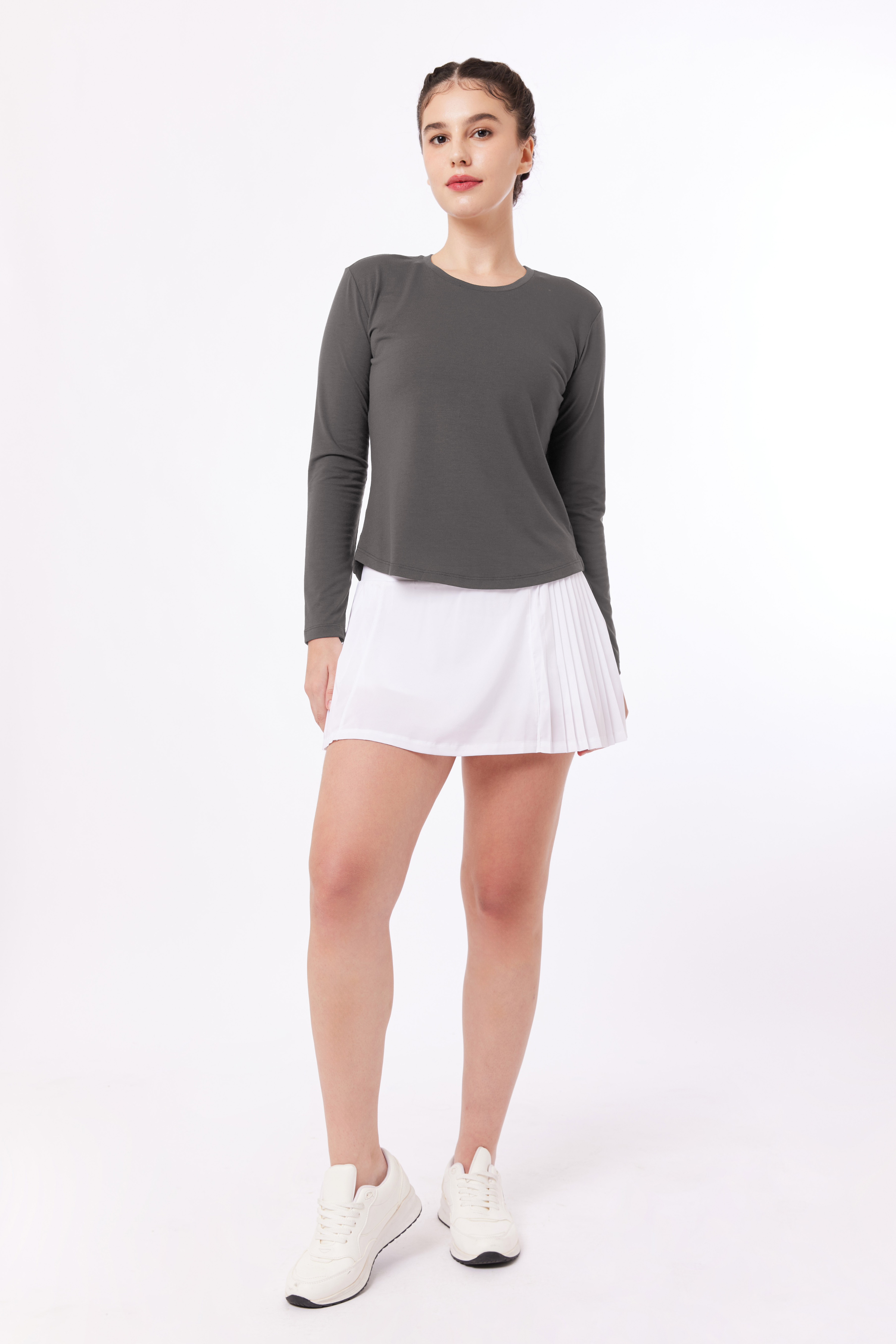 LAICA FLOW LONG SLEEVE TOP - IRON
