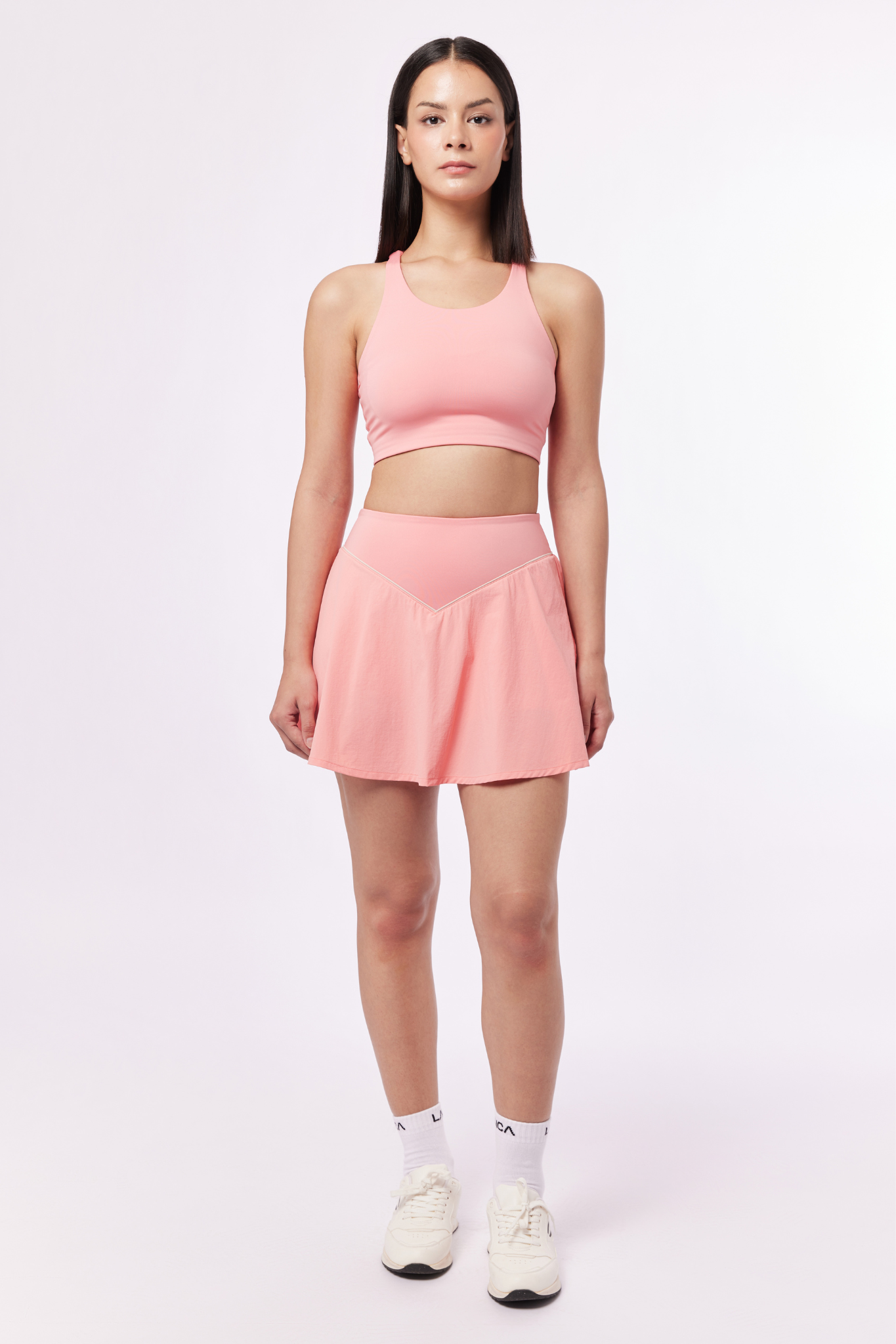 LAICA COURT FLOW SKIRT - PRICKLY PINK