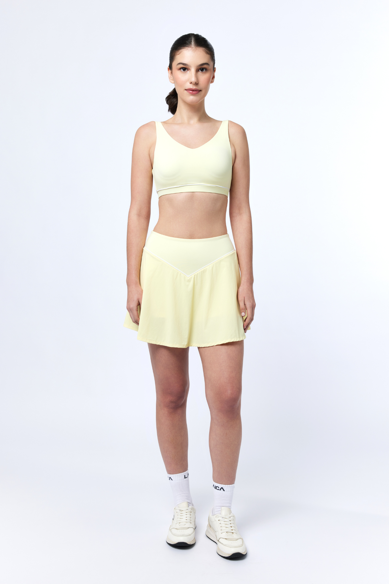 LAICA COURT FLOW SKIRT - WAX YELLOW