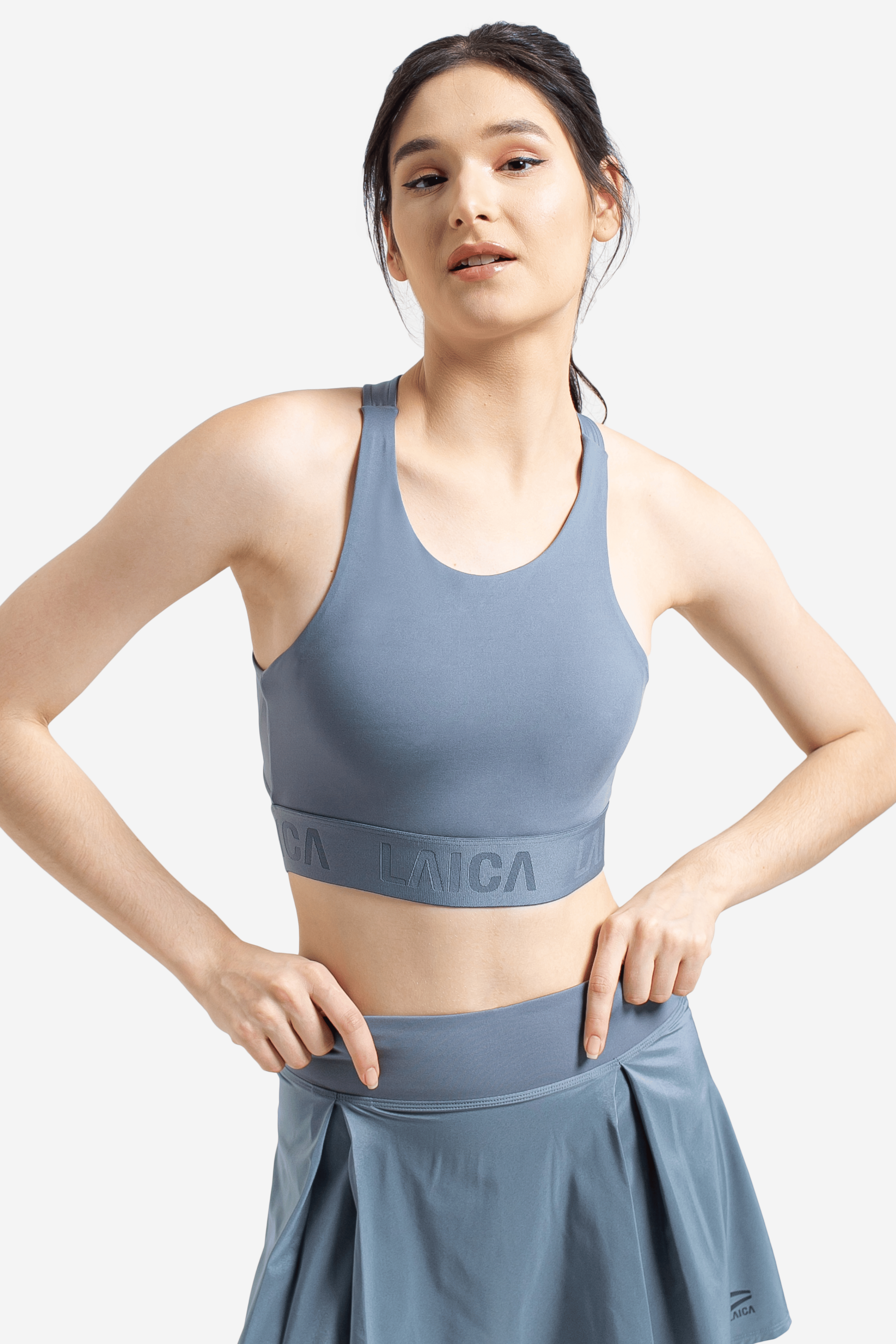 LAICA Athletic Bra - Steel Blue