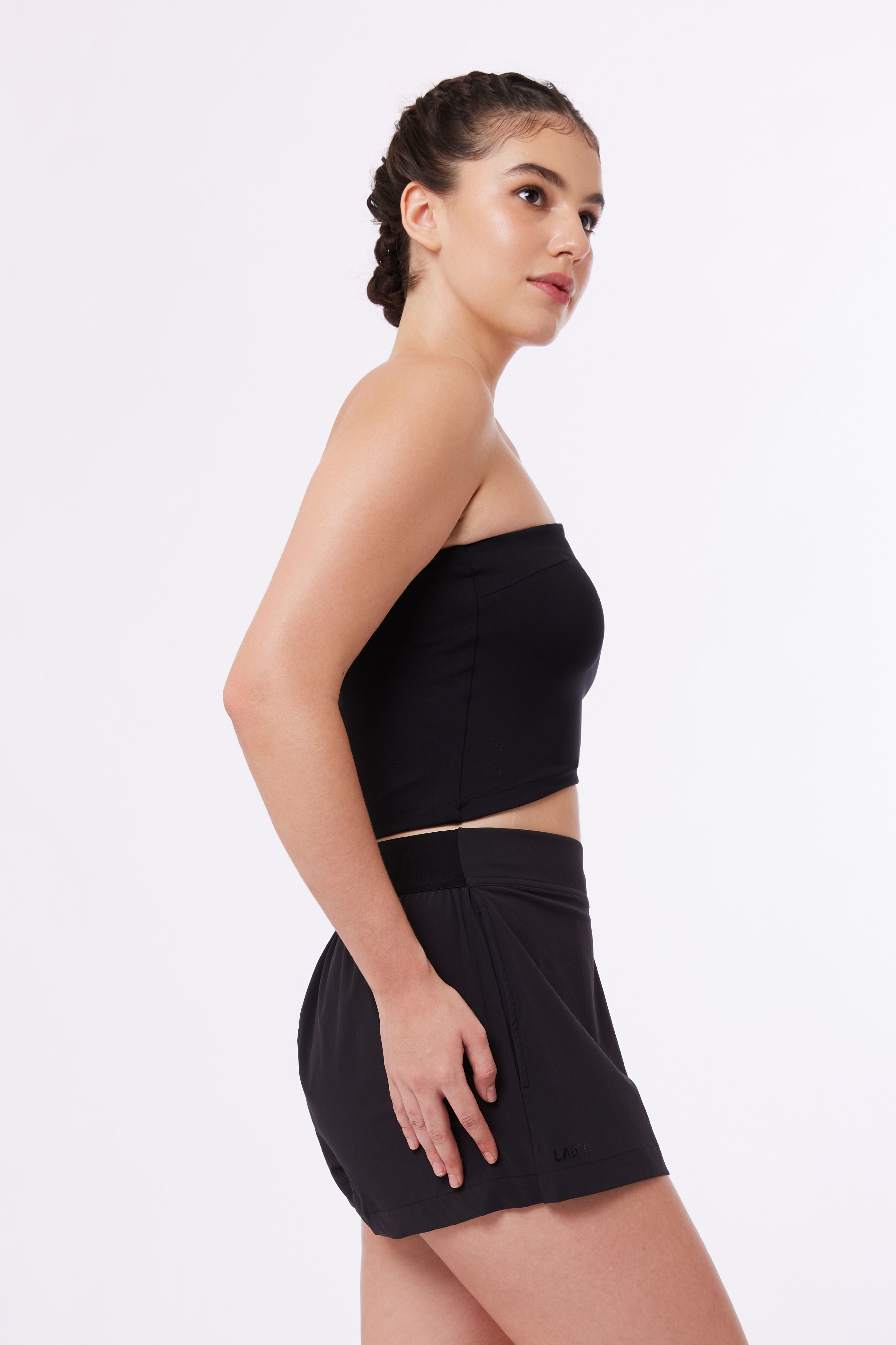 LAICA BRA ONE SHOULDER - ONYX