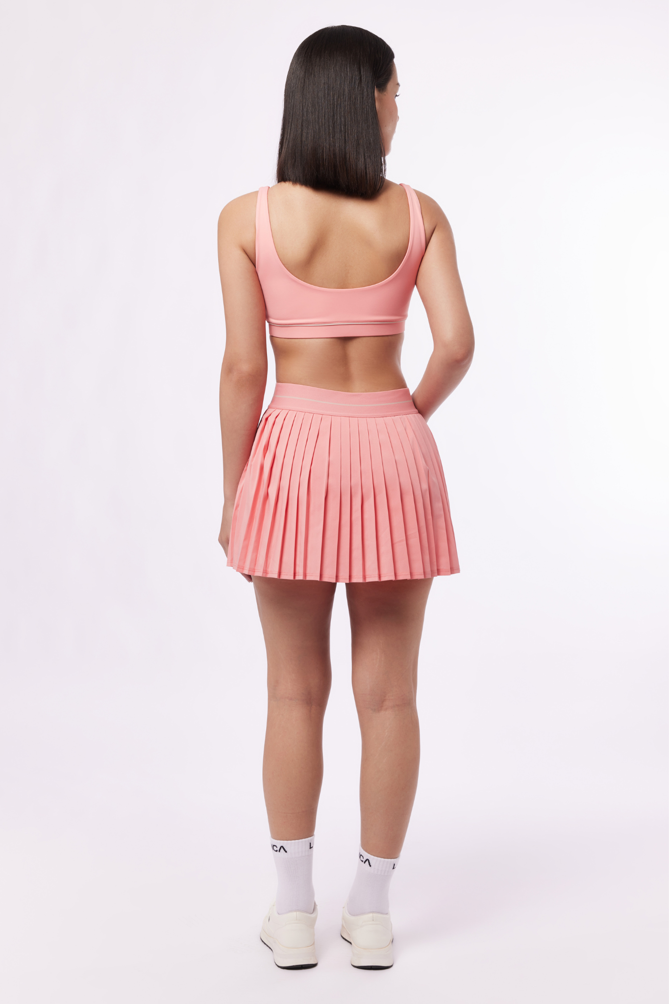 LAICA SOFT PLEATS SKIRT - PRICKLY PINK