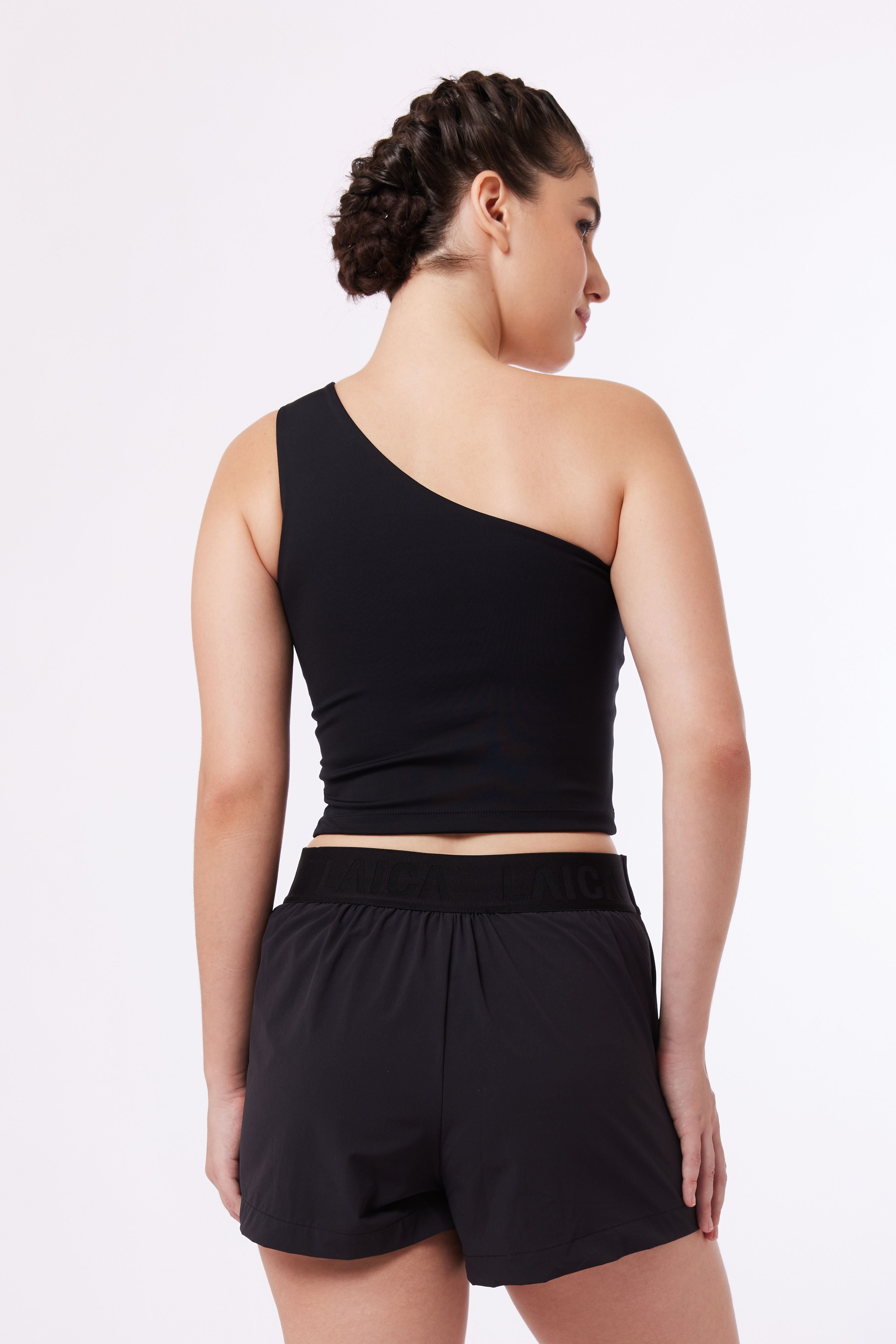 LAICA BRA ONE SHOULDER - ONYX
