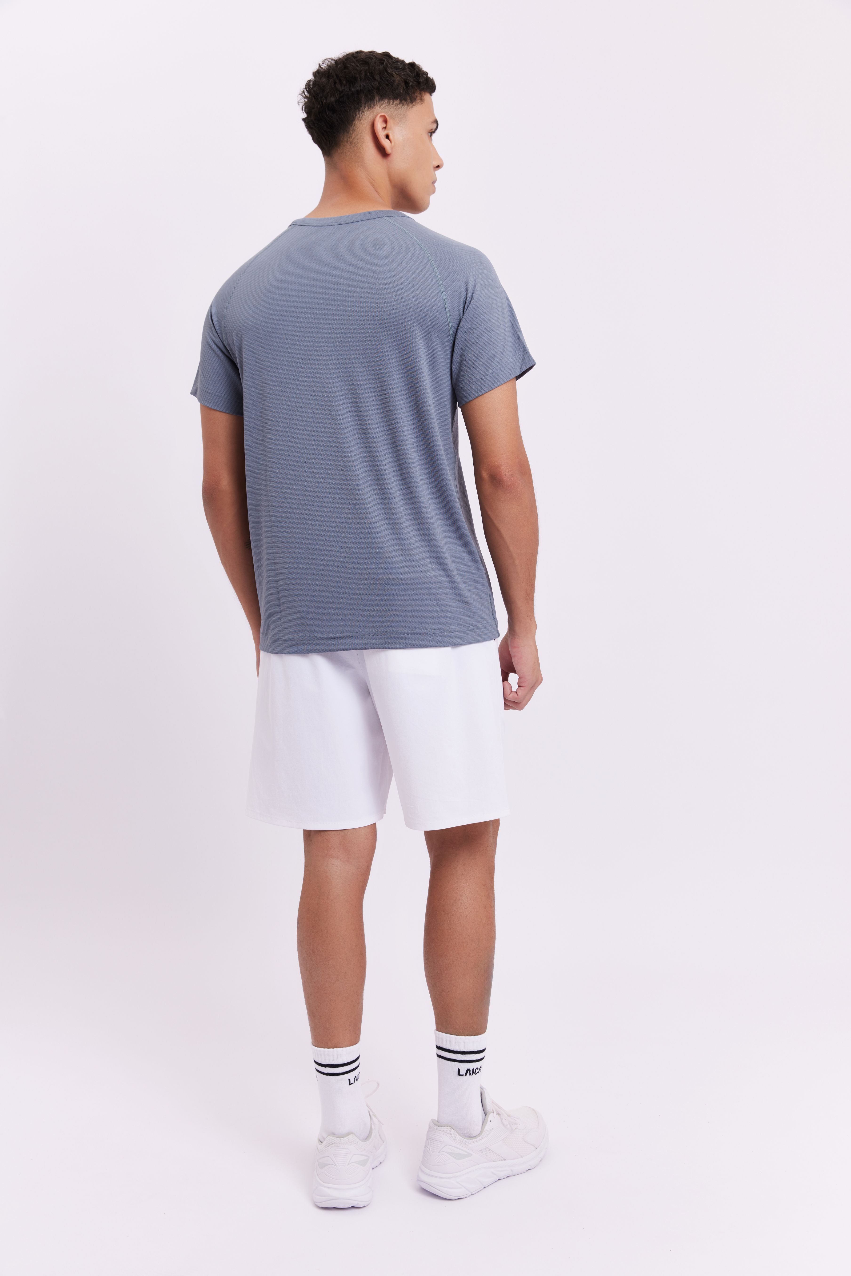 LAICA MEN DYNAMIC TEE - STEEL BLUE