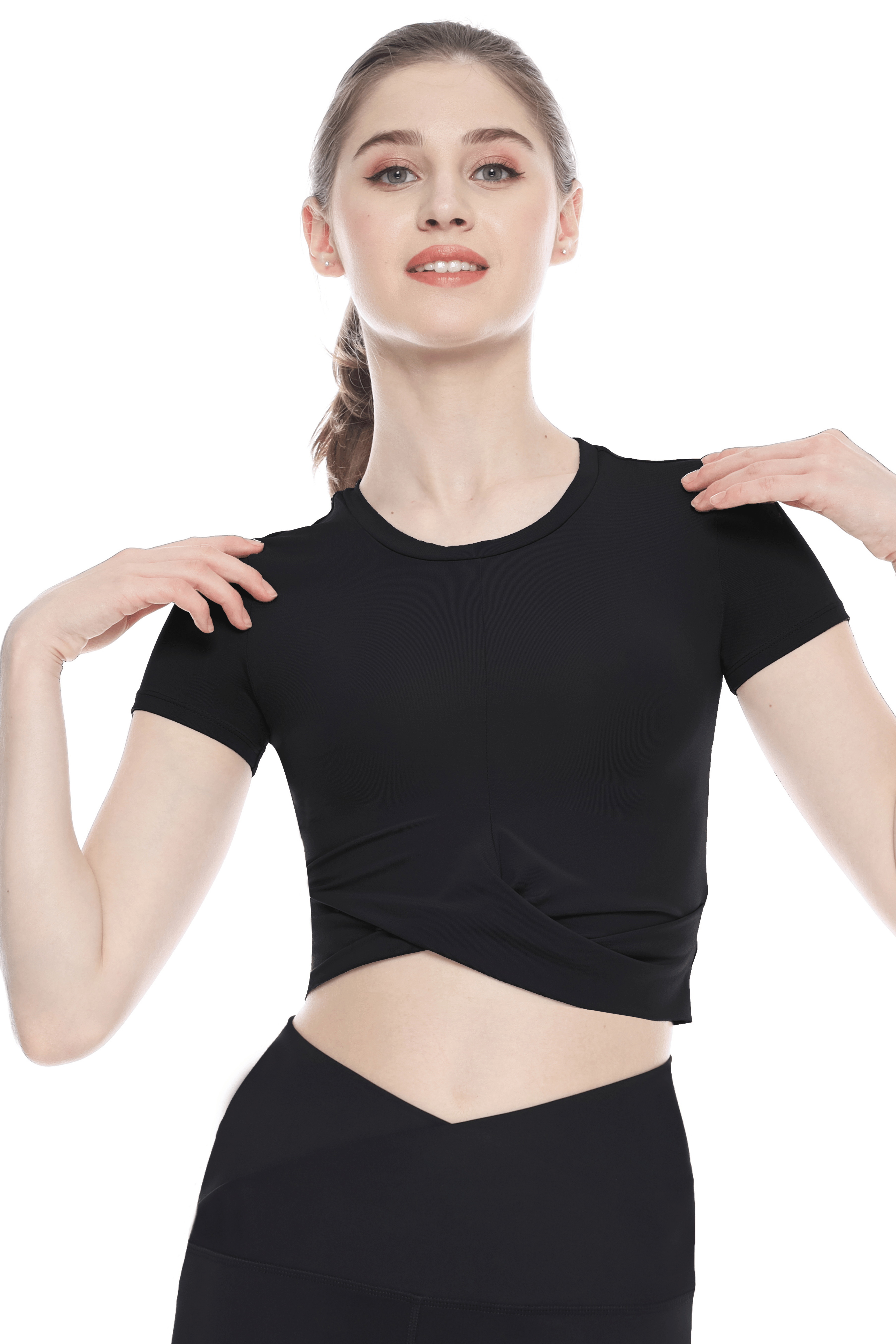 LAICA x Tiffany CROSSOVER TEE - BLACK