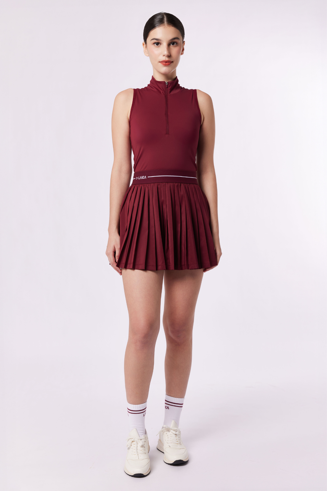 LAICA SET DRESS - WINE