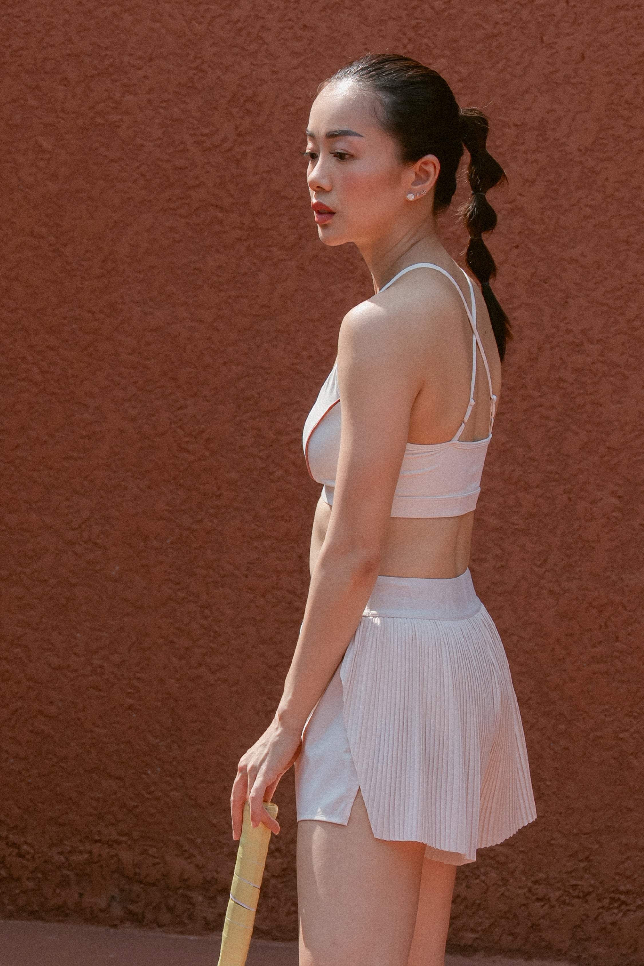 LAICA X PATRICIA PLEATED SHORT - IVORY