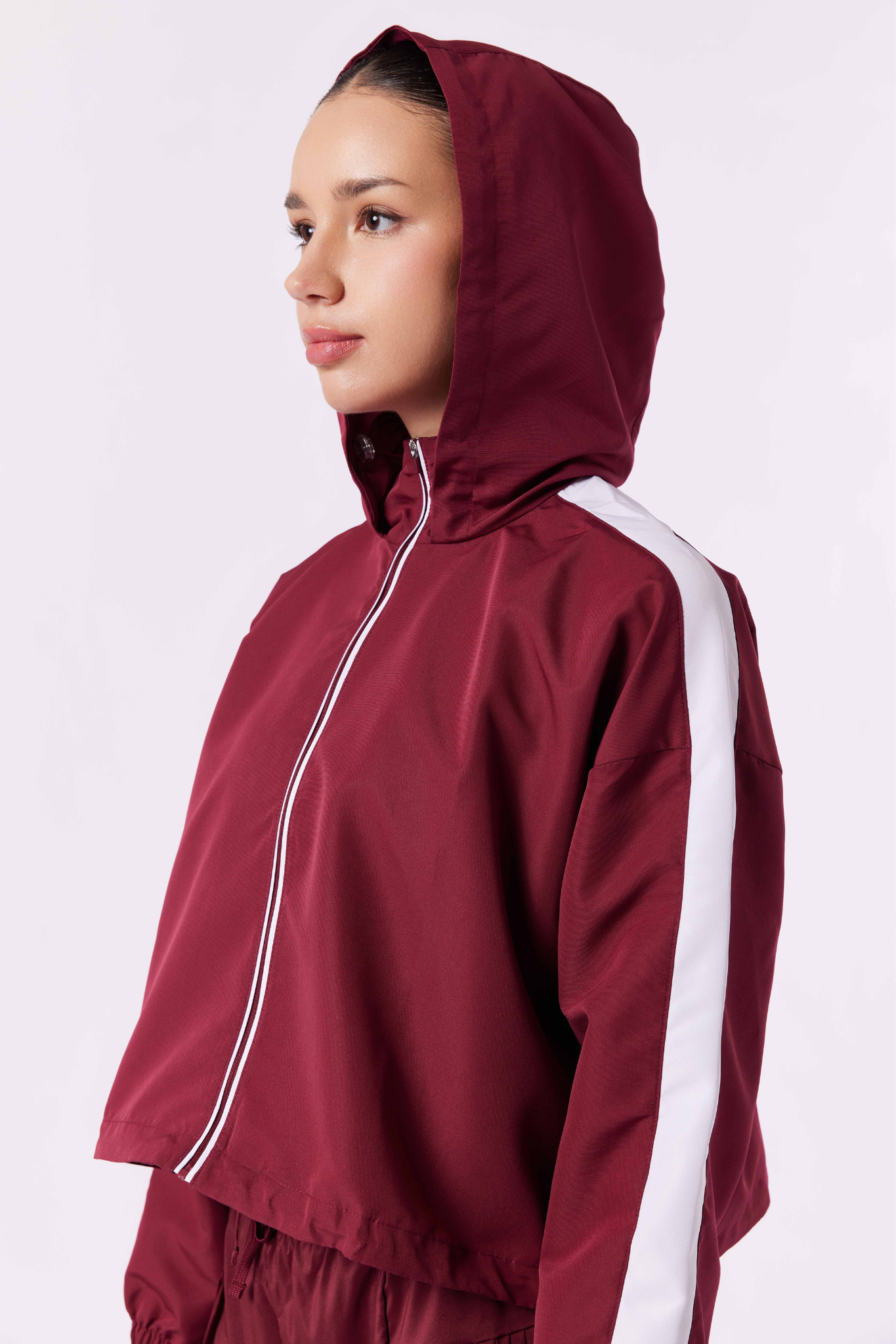 LAICA LIST JACKET - WINE