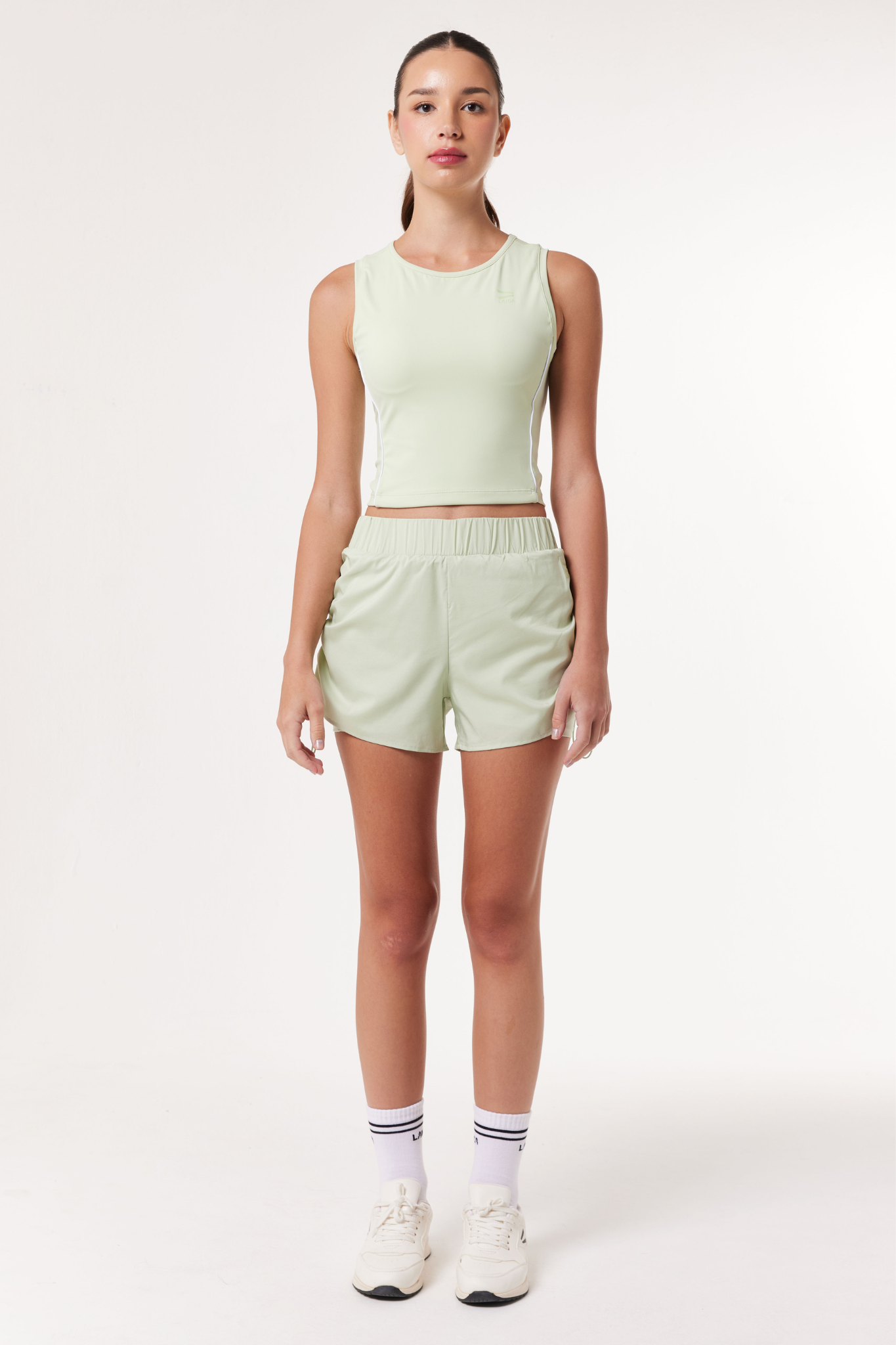 LAICA RUCHED SHORT - LIME