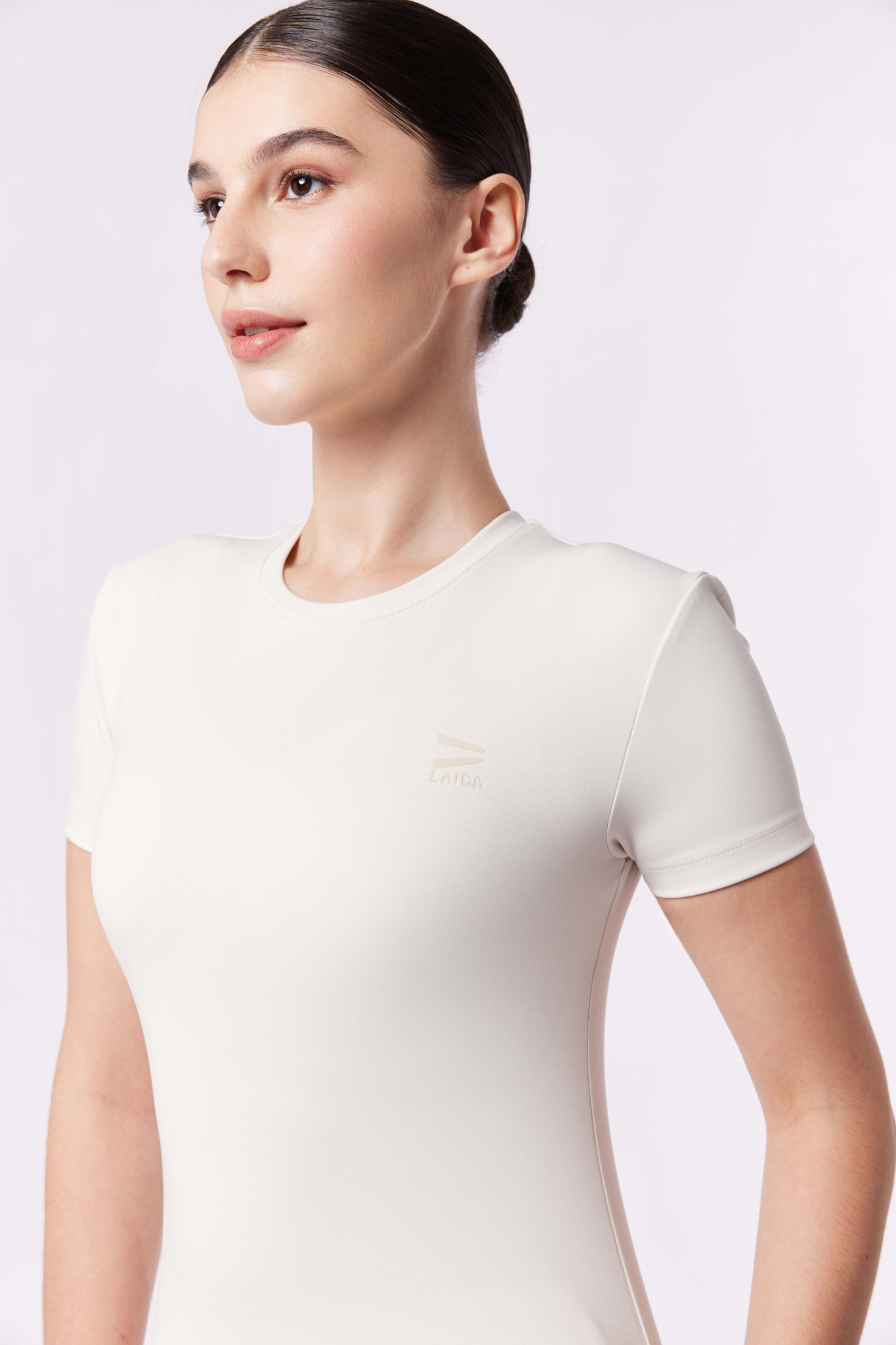 LAICA ESSENTIAL TEE - IVORY