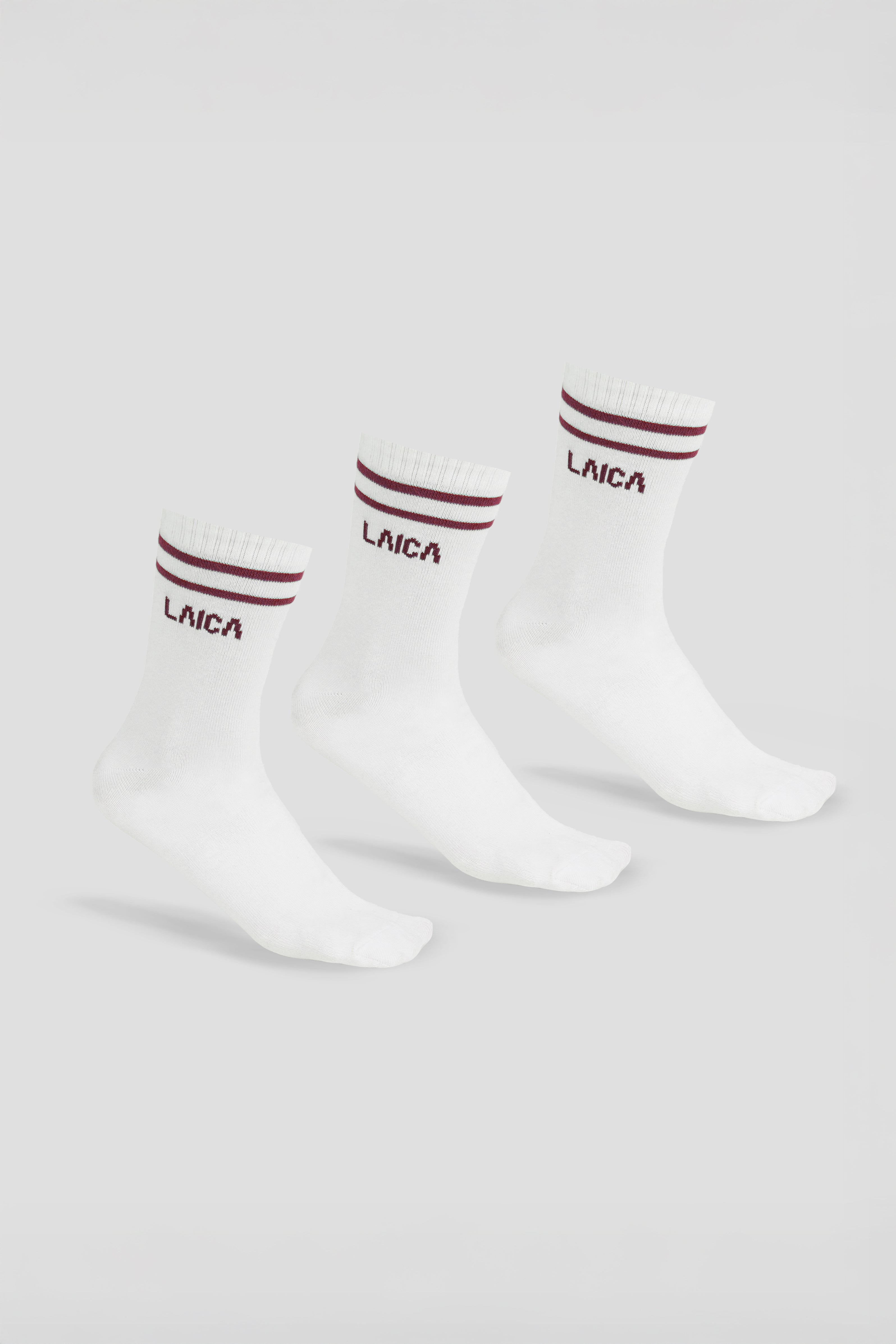 LAICA STRIPES SOCKS - WINE