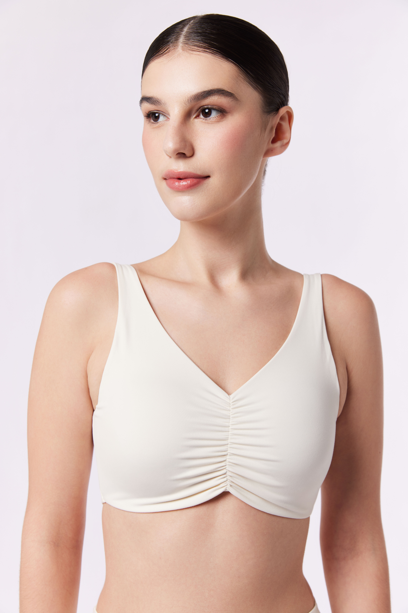 LAICA RUCHED BRA - IVORY