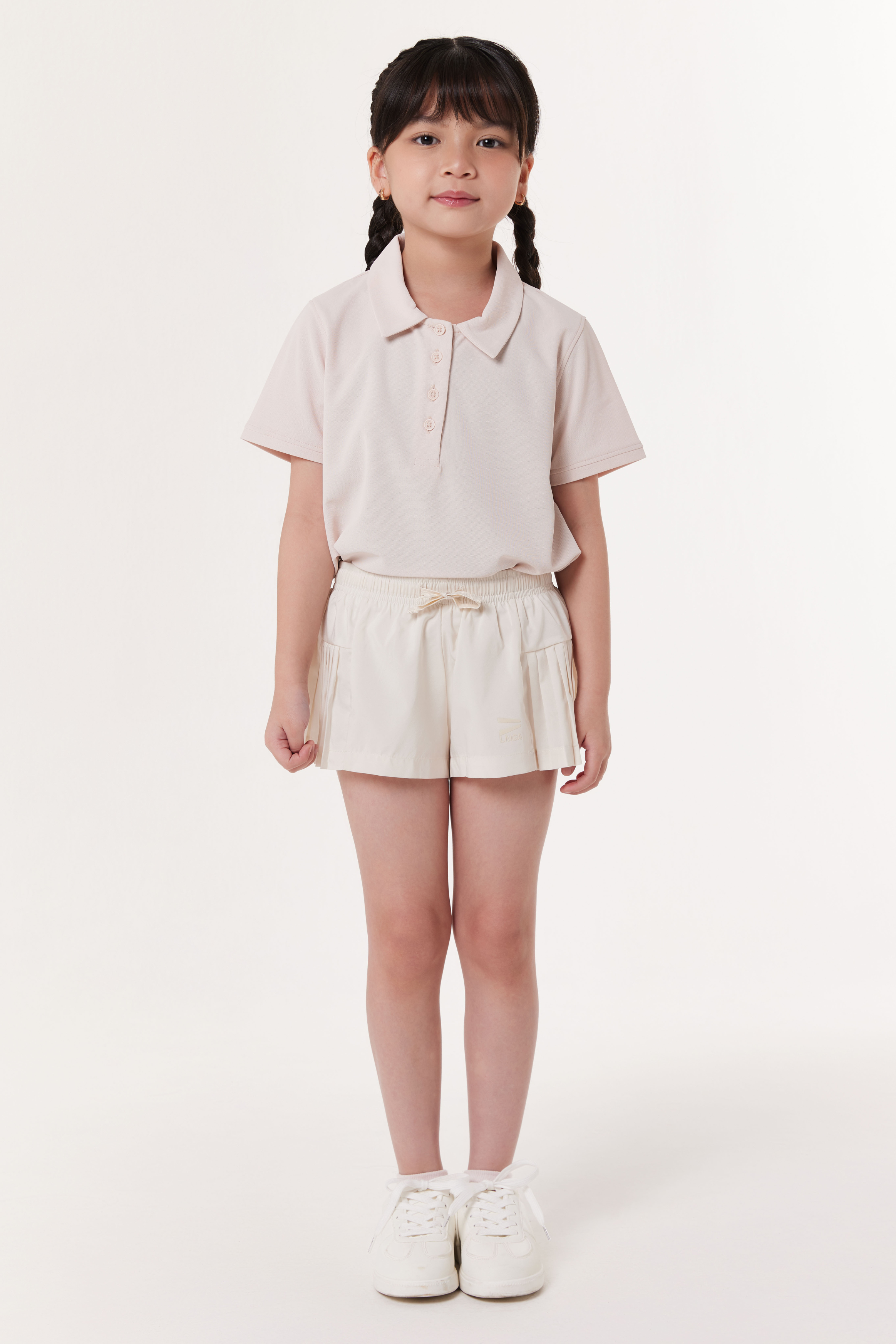 LAICA CLUB SHORTS GIRLS - IVORY