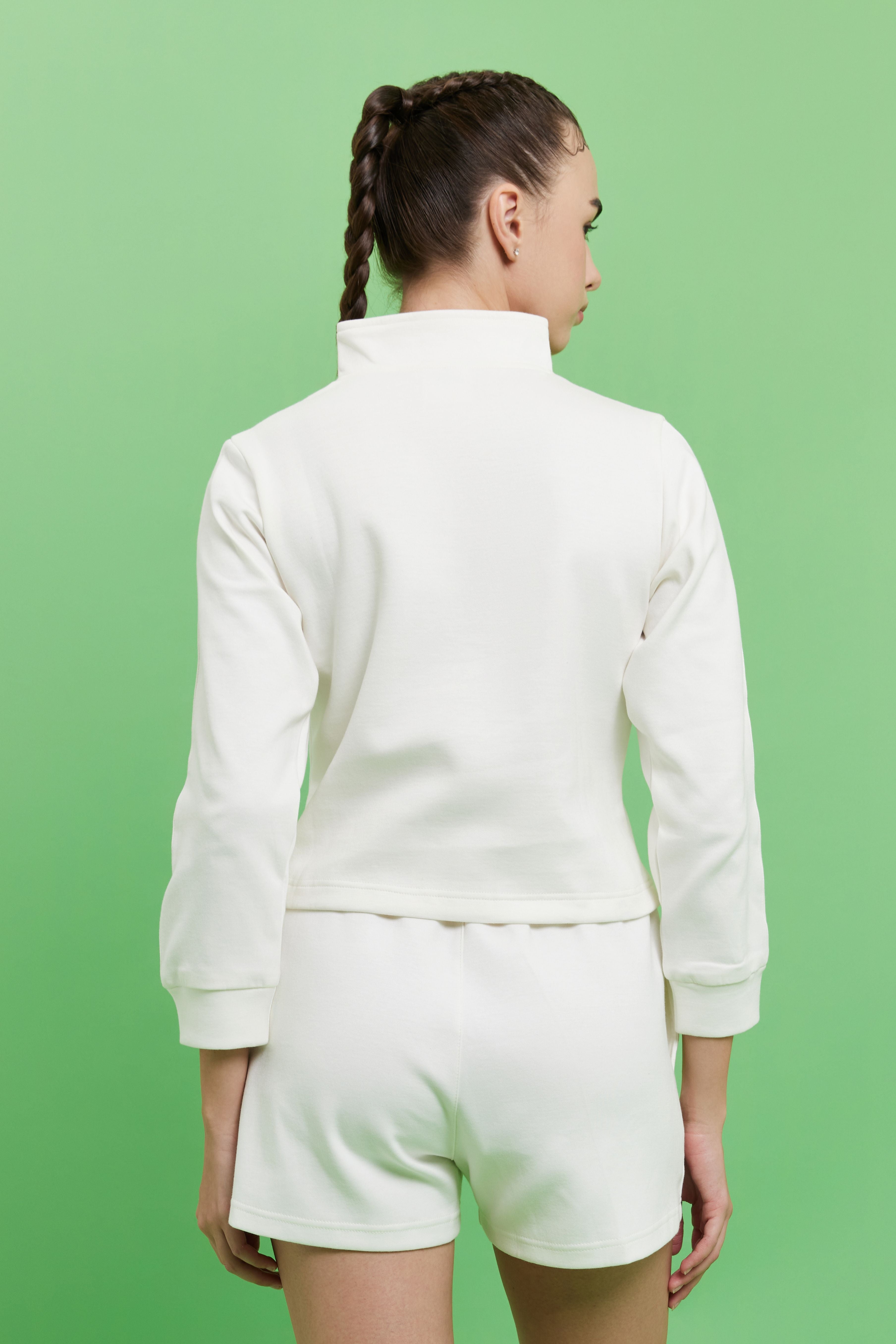 LAICA X PEANUTS WOMENS Half-Zip SWEATSHIRT - BETON