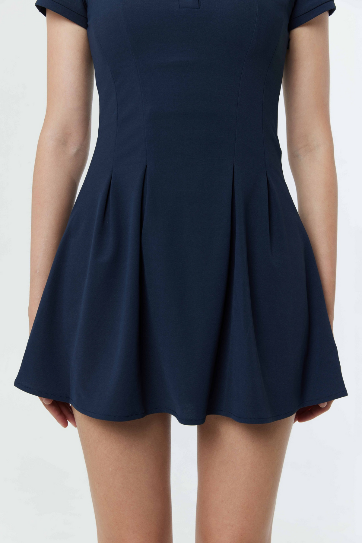 LAICA COURT DRESS - NAVY