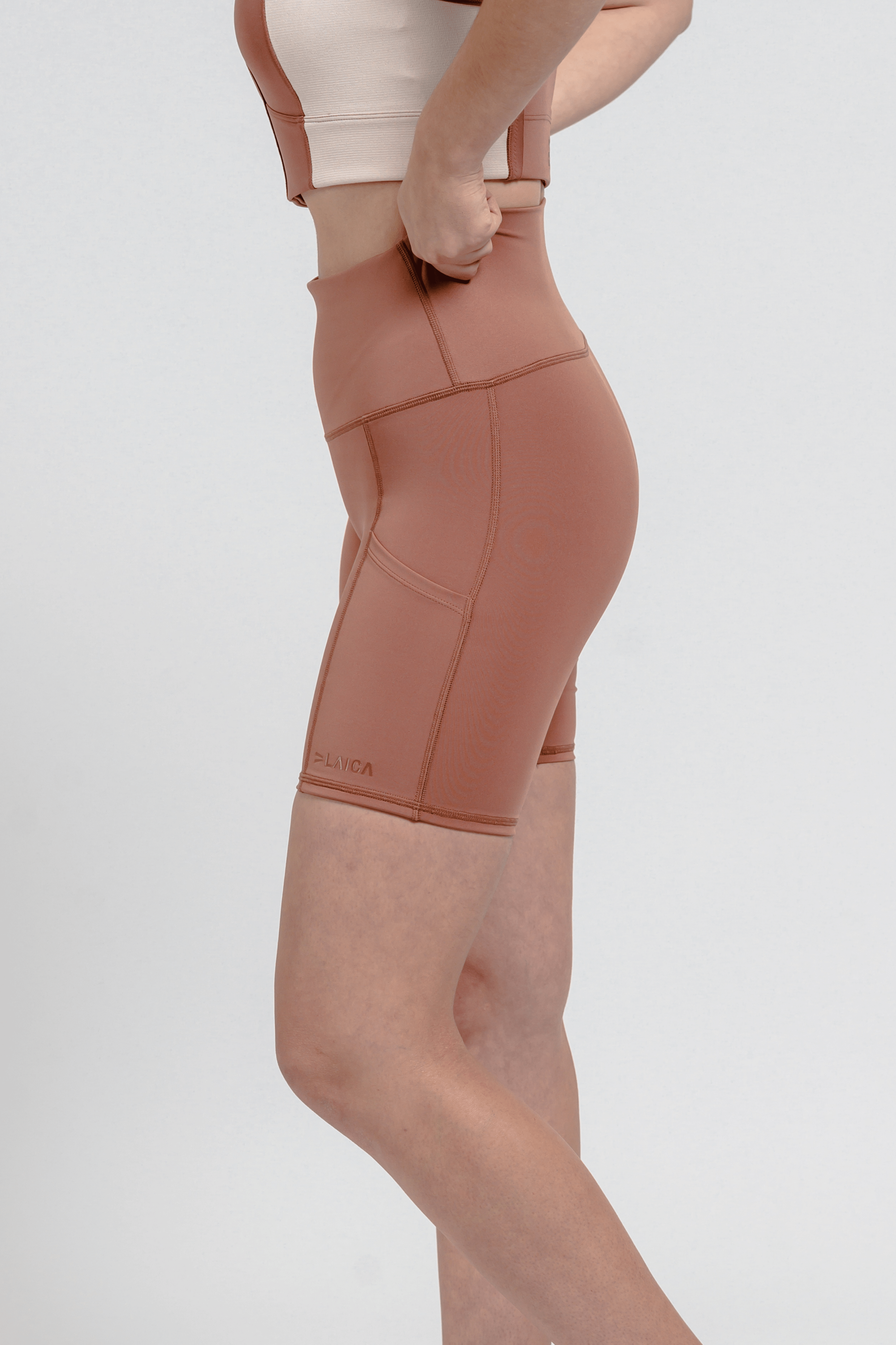 LAICA Pocket Biker Shorts - Amber