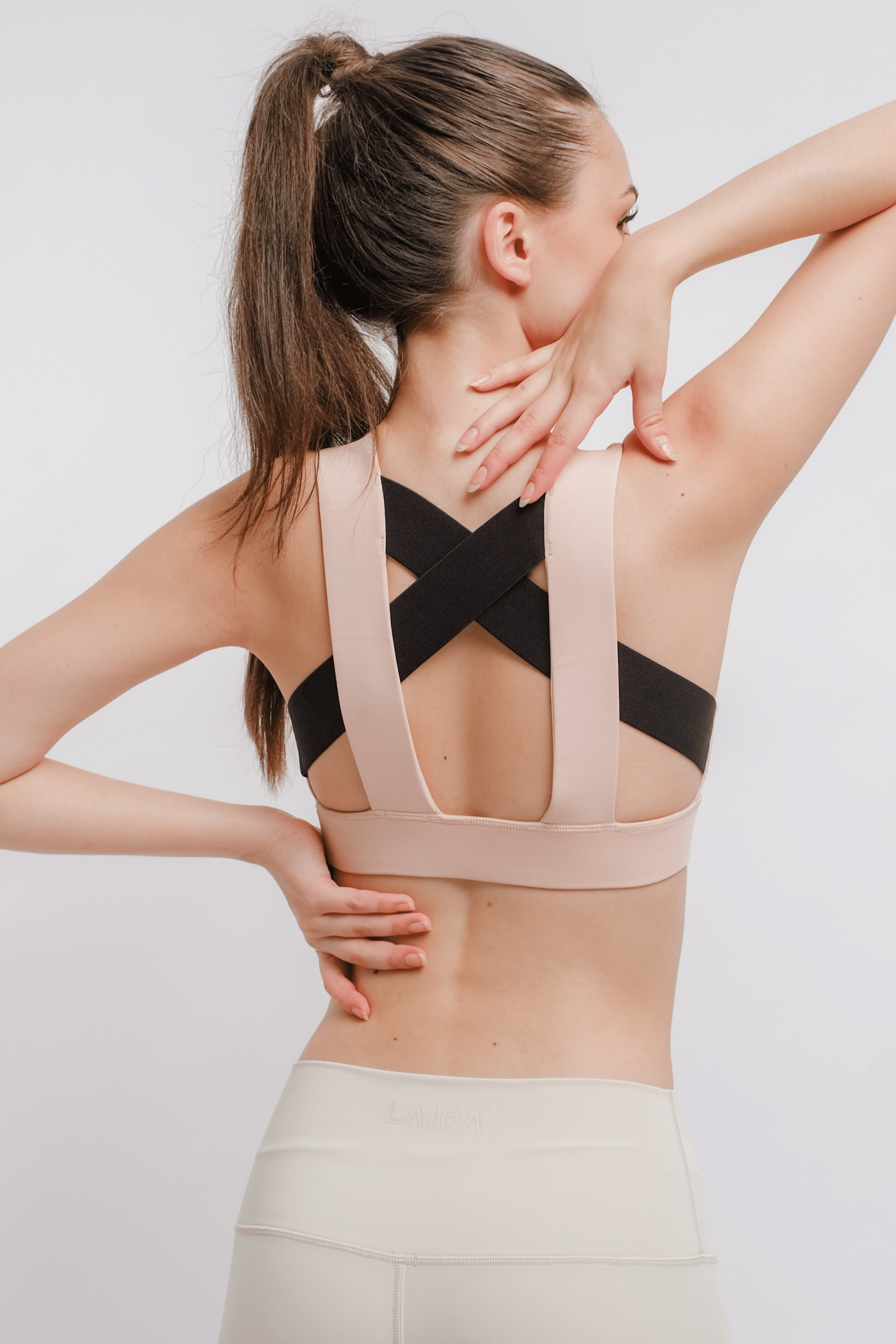 LAICA Cross Back Bra - Blush