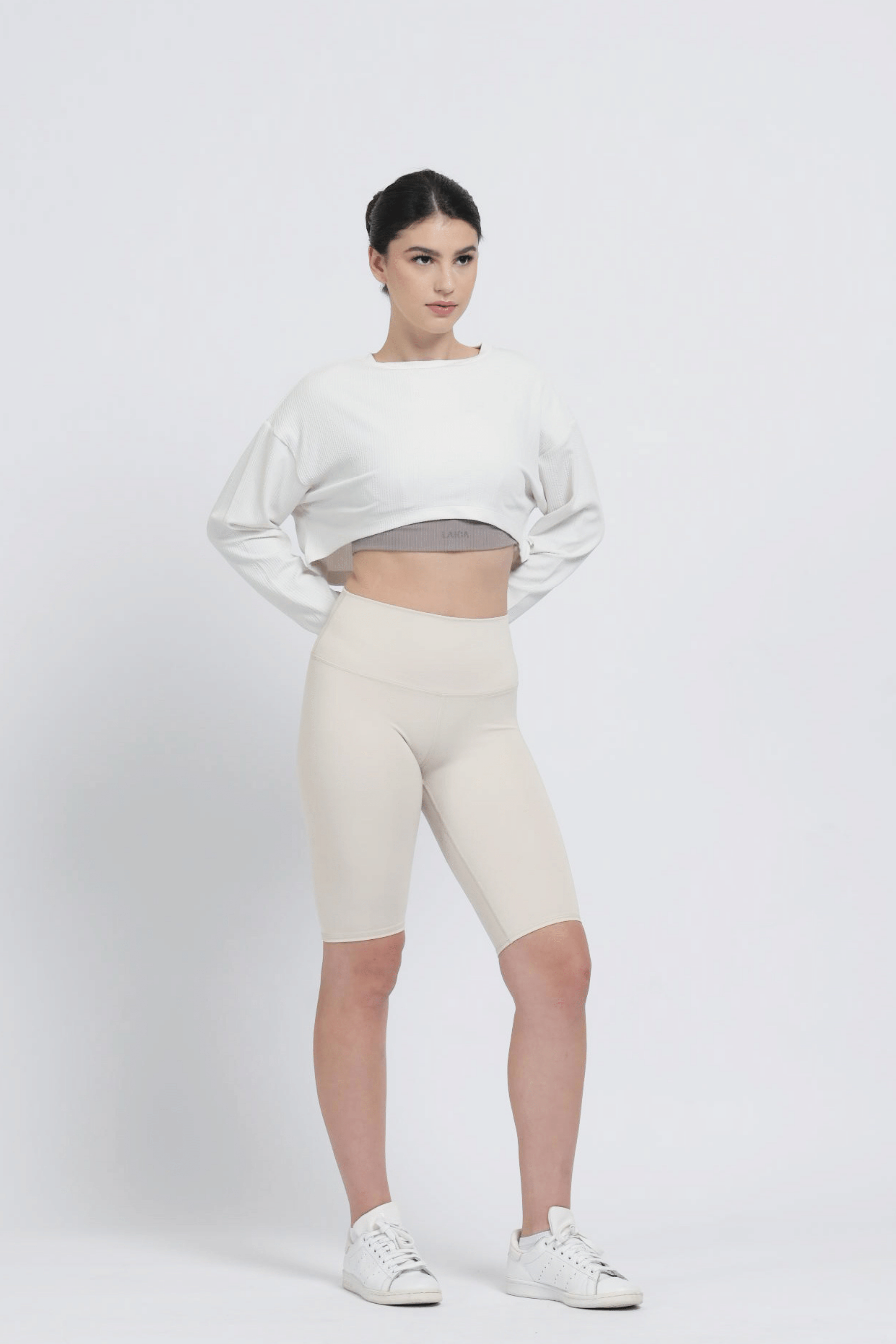 LAICA Crop Sweatshirt - Bone