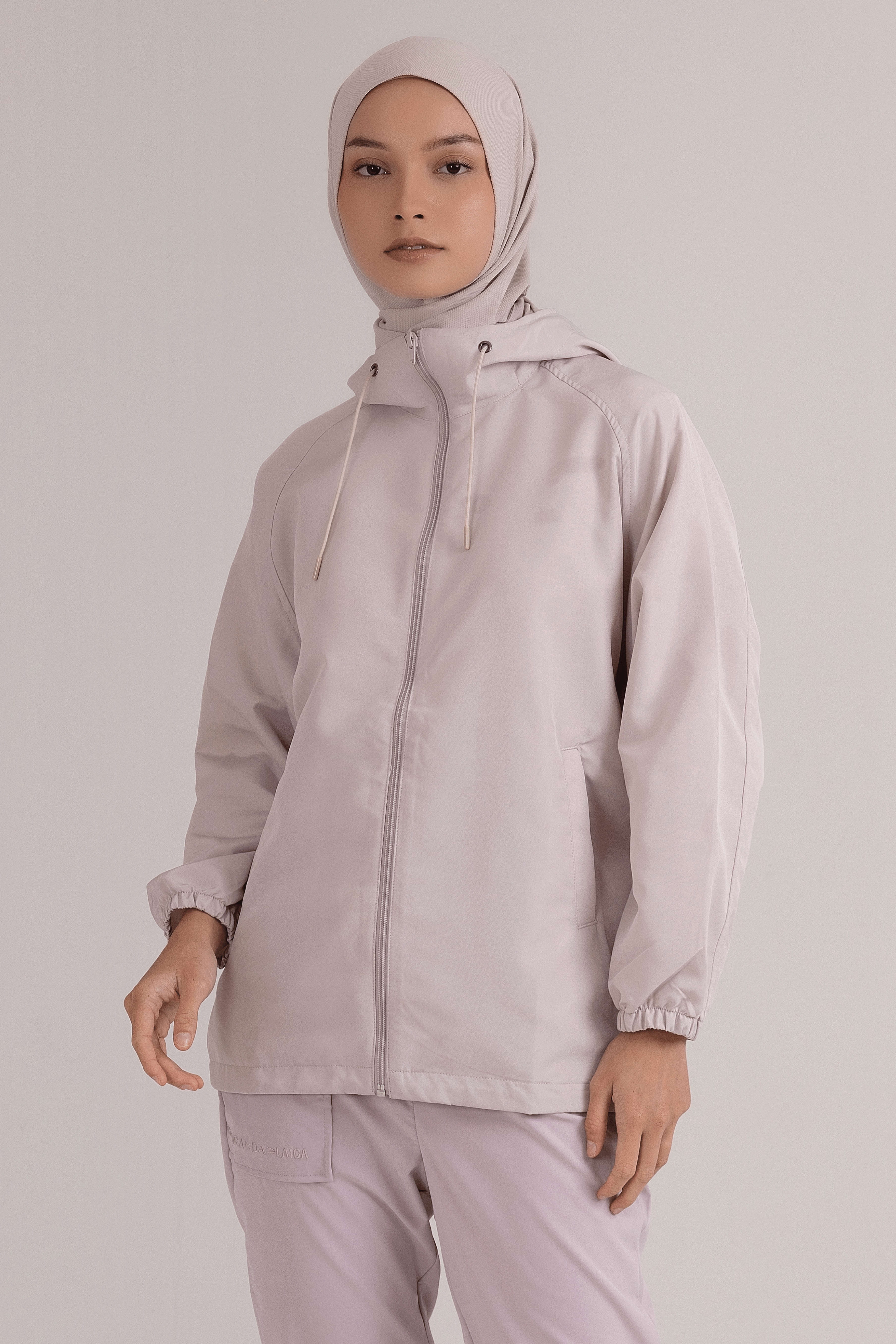 LAICA x RiaMiranda Printed Jacket - Latte