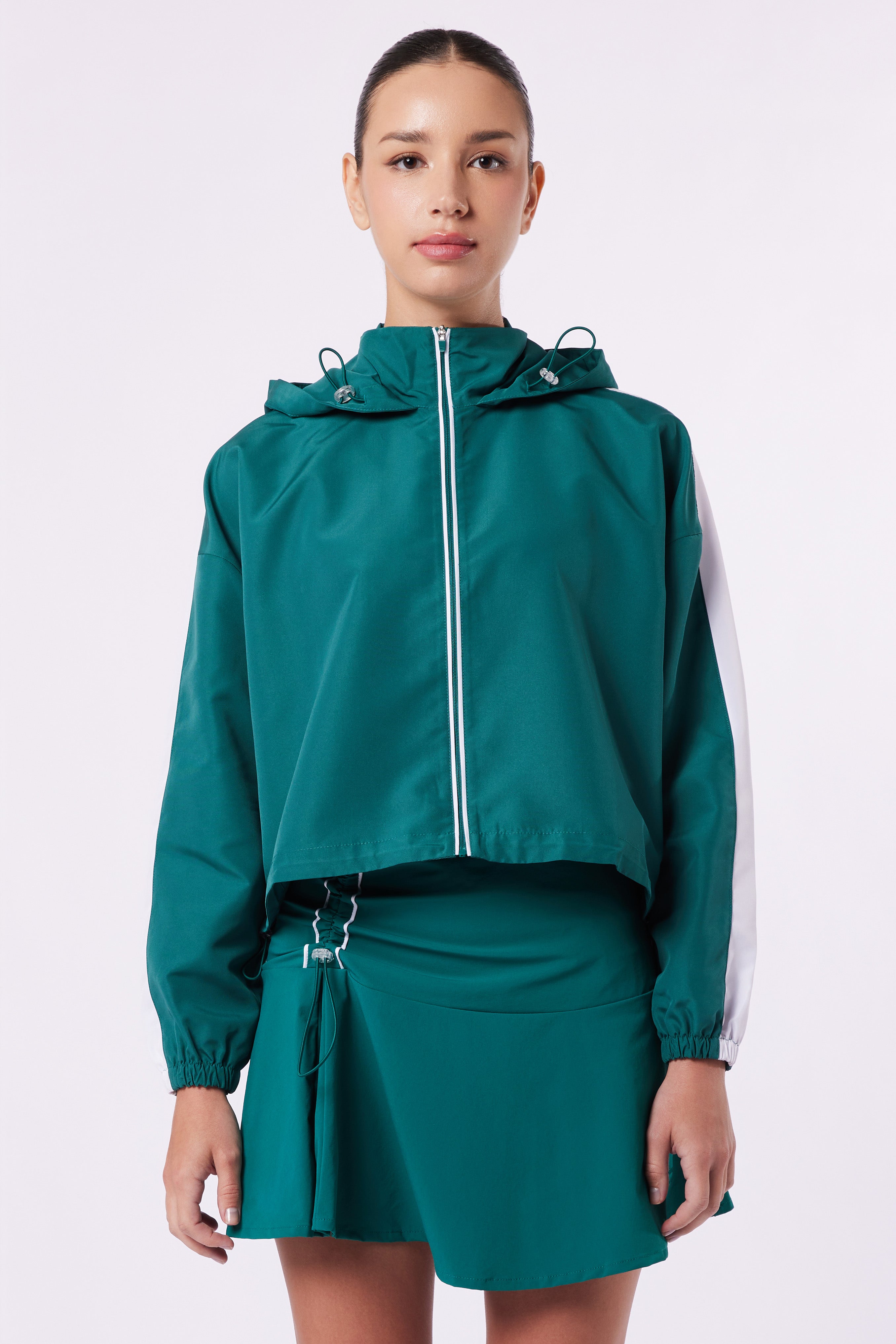 LAICA LIST JACKET - DARK GREEN