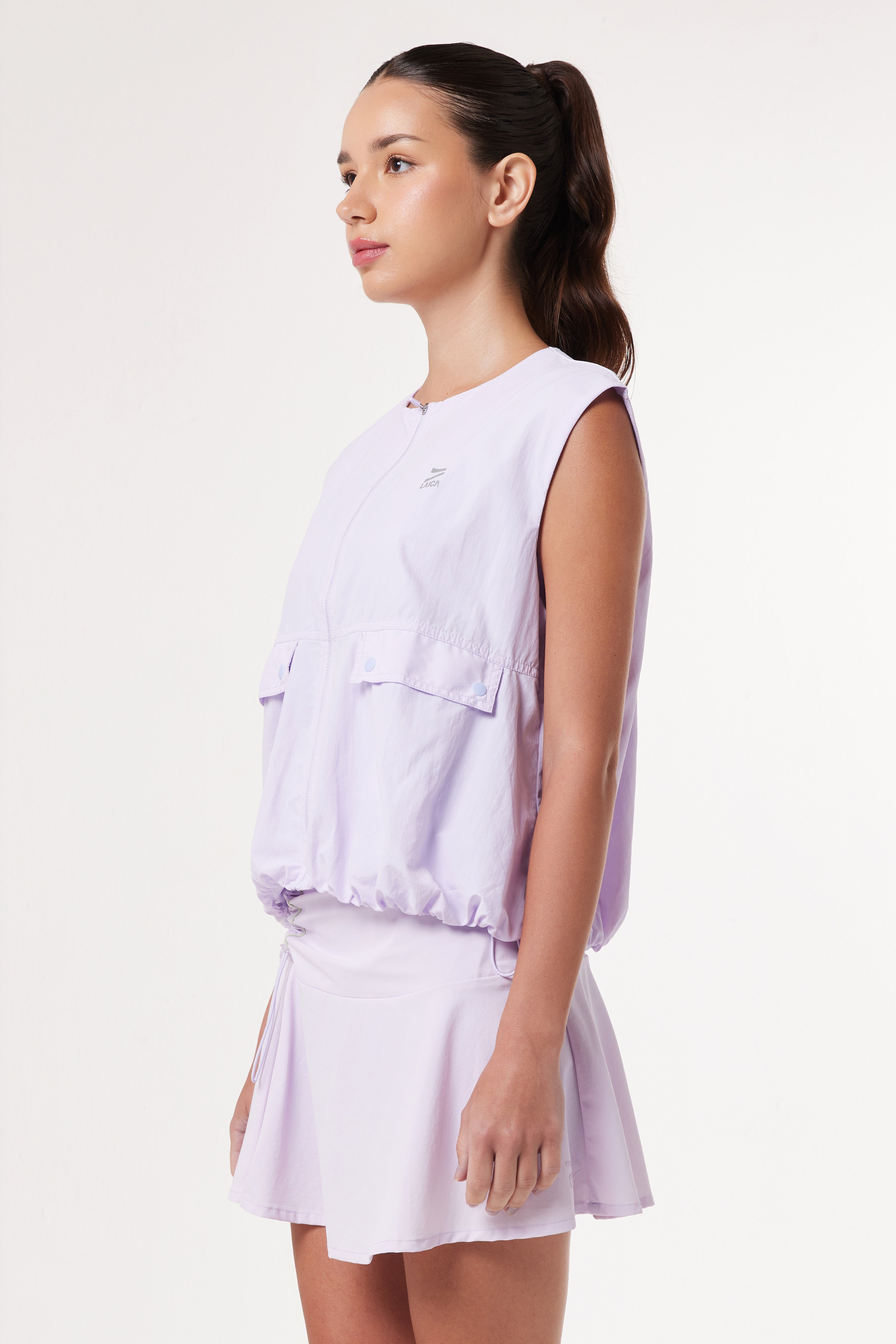 LAICA RUCHED VEST - HISTLE
