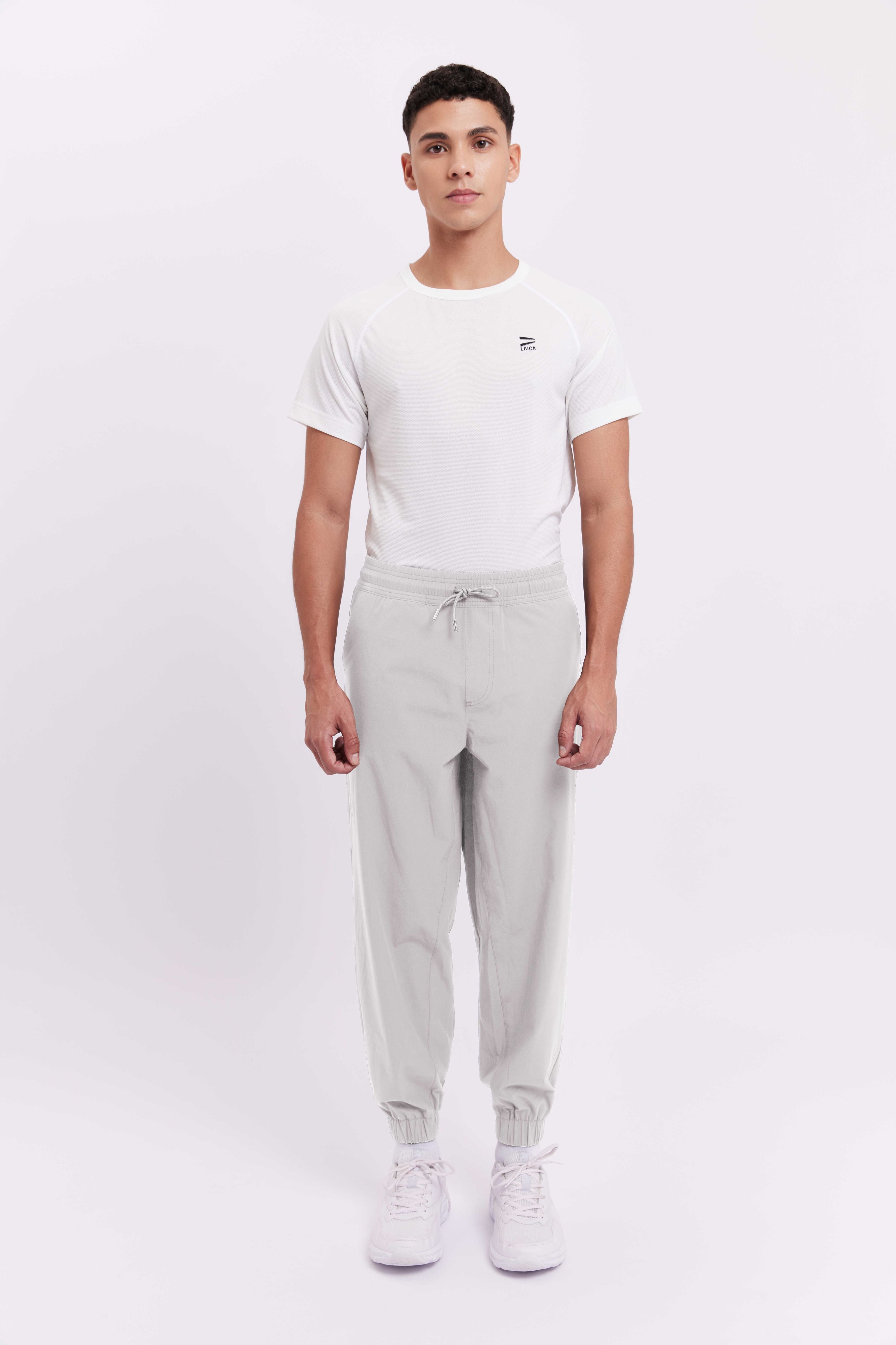 LAICA MEN JOGGER PANTS - PEBBLE