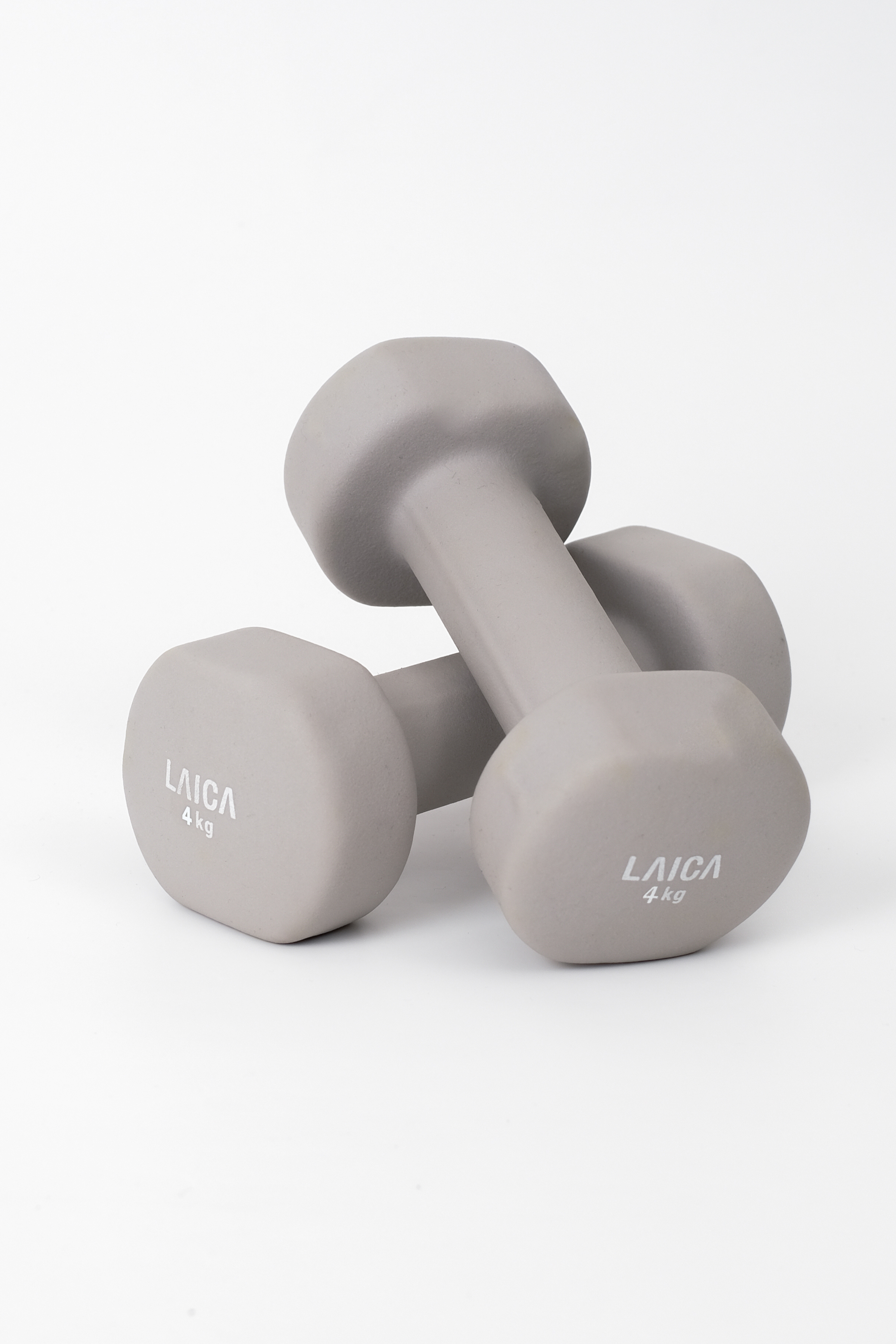 LAICA Non-Slip Dumbbell 4KG - Sand