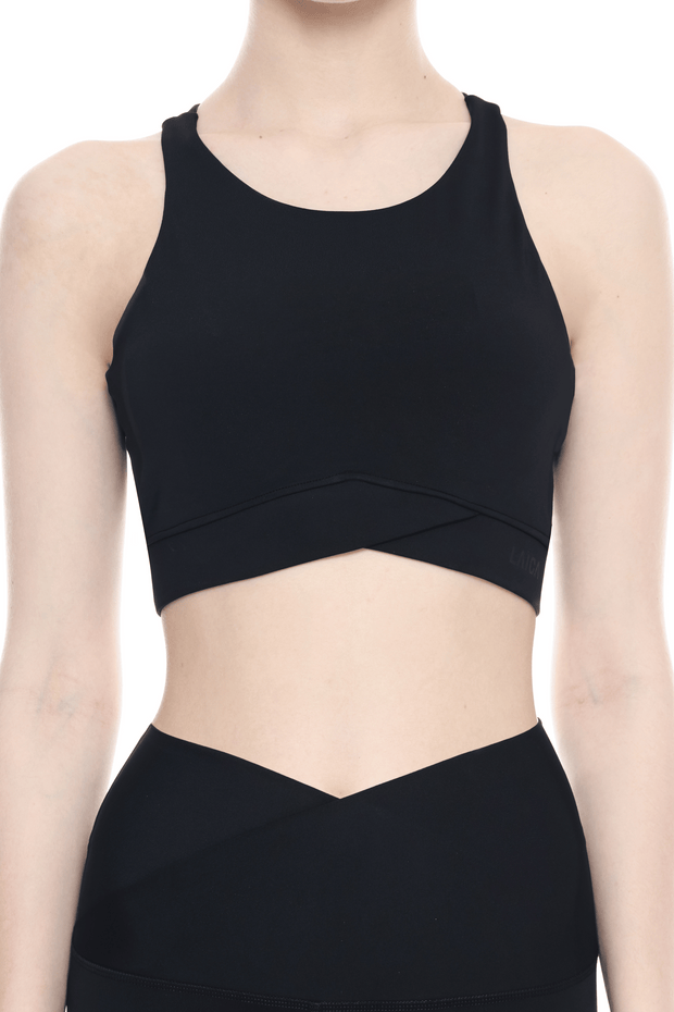 LAICA x Tiffany CROSSOVER BRA BLACK
