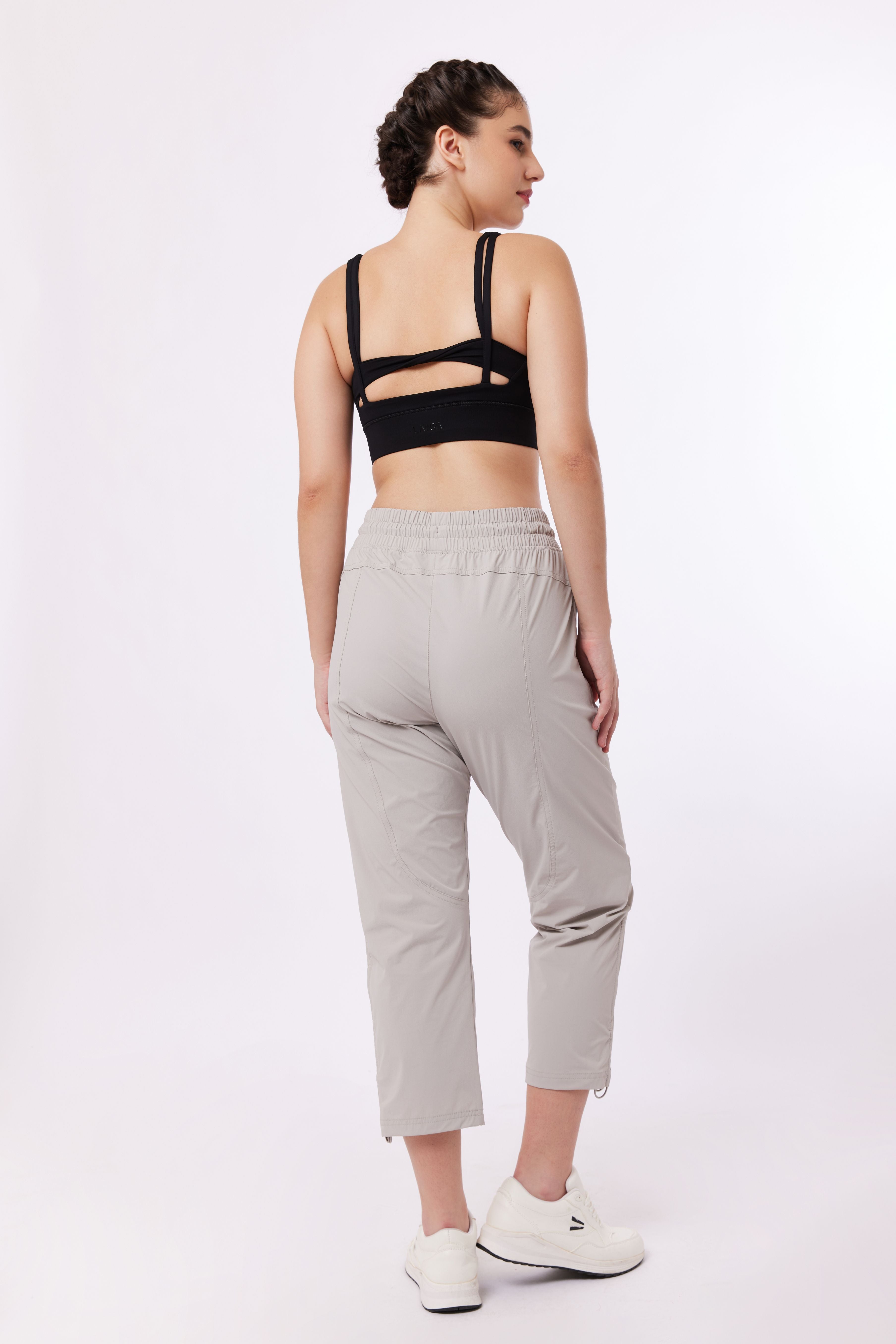 LAICA TRAINNING PANTS - PEBBLE