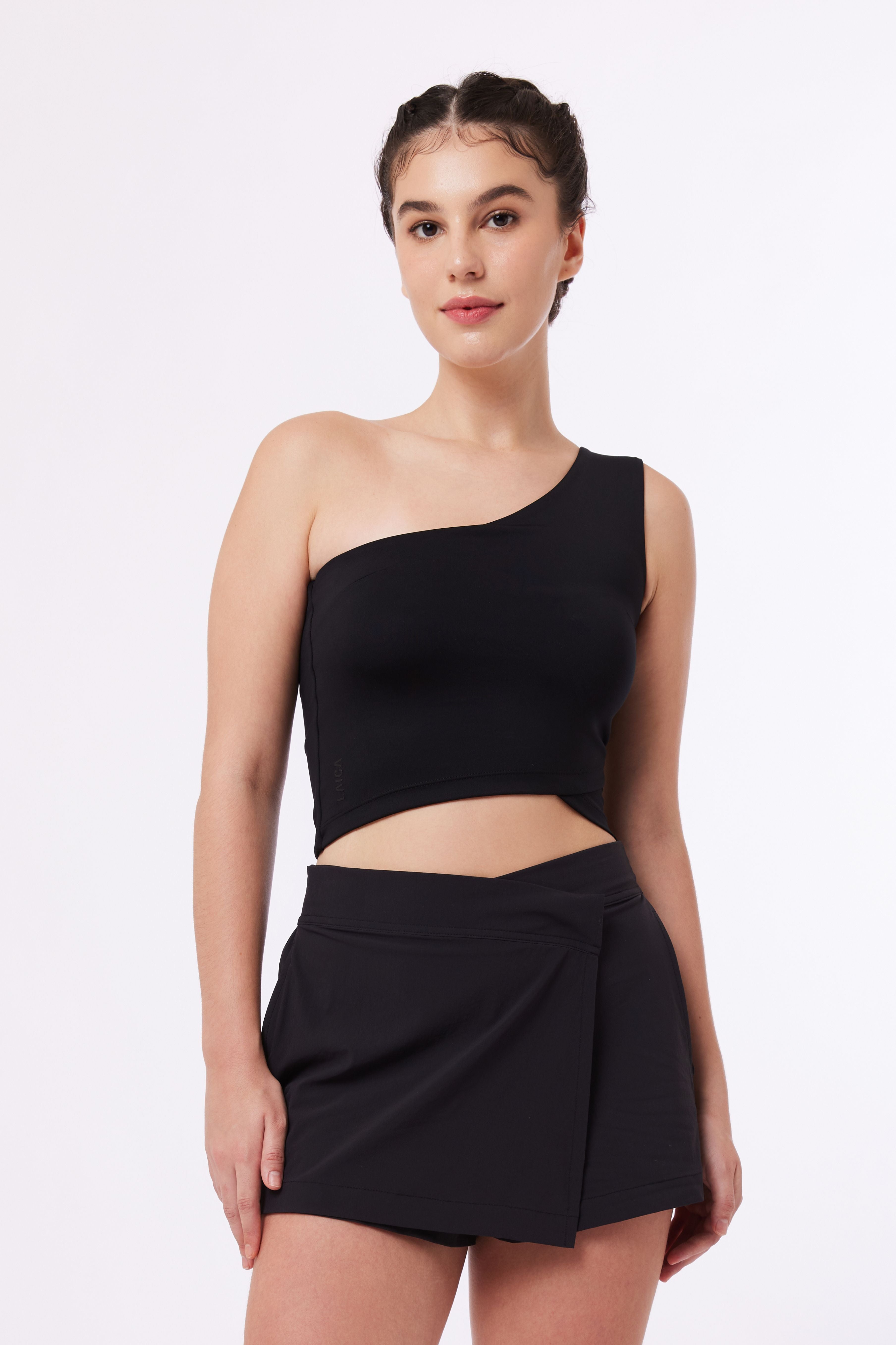 LAICA BRA ONE SHOULDER - ONYX