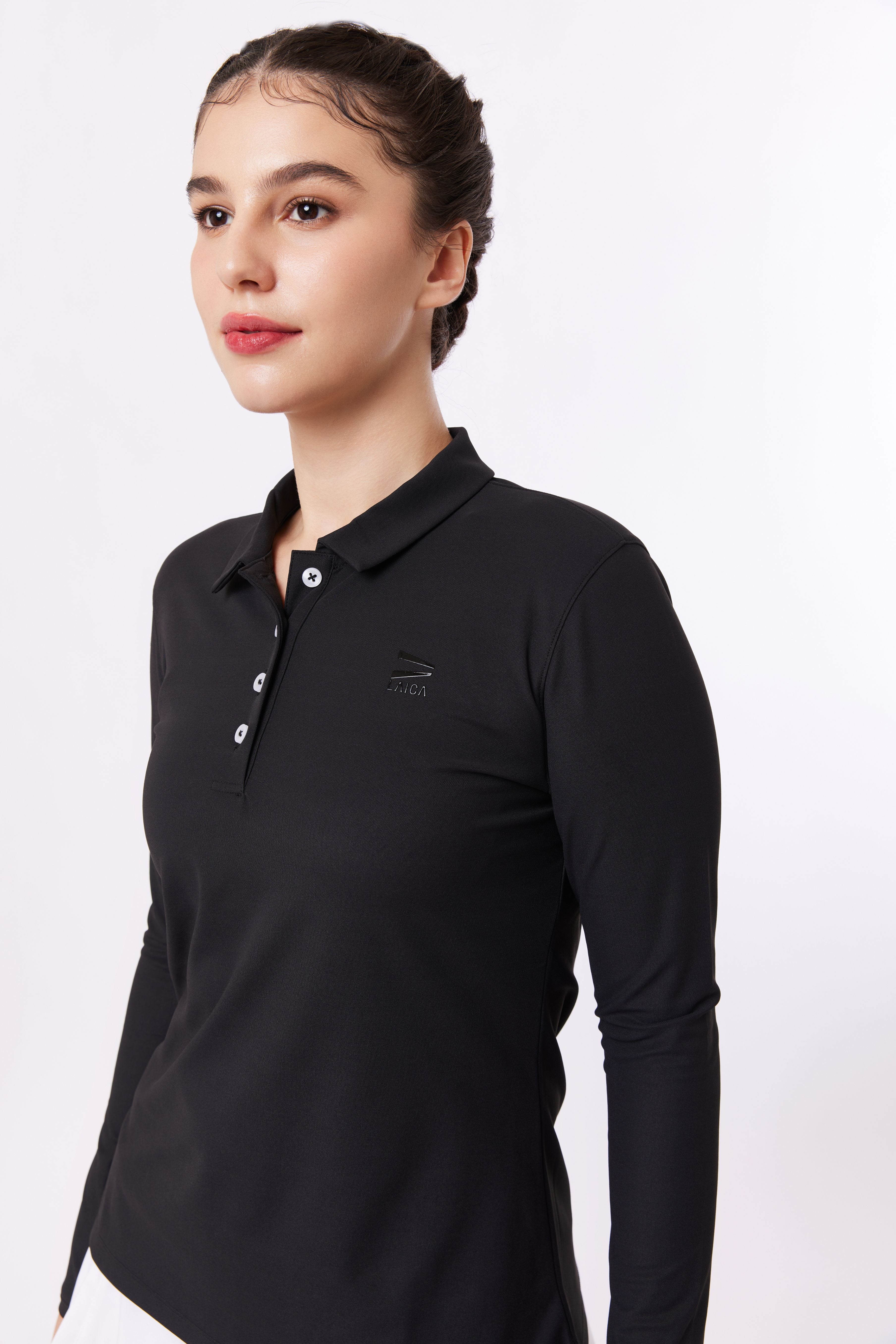 LAICA LONG SLEEVE TEE - ONYX