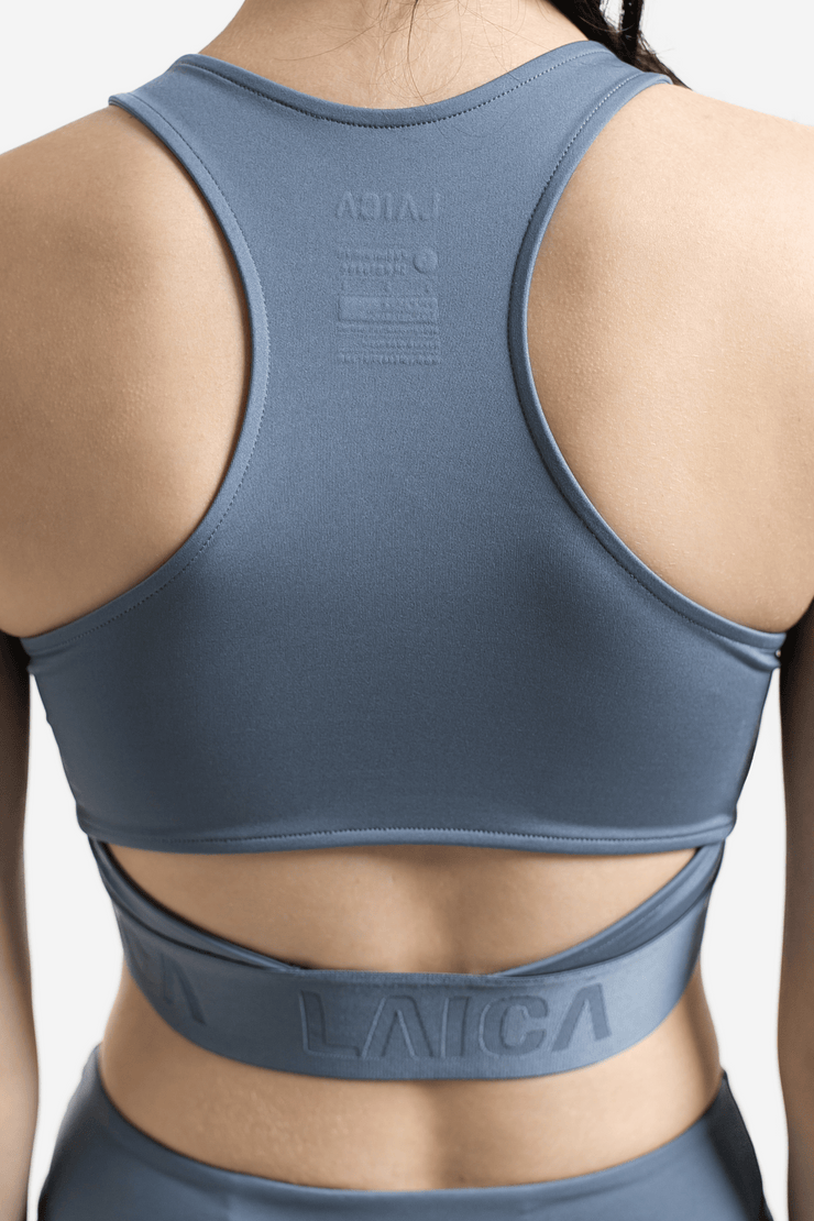 LAICA ATHLETIC BRA STEEL BLUE