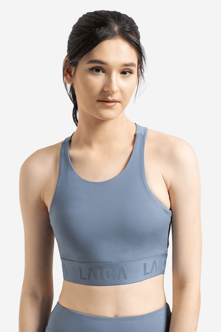 LAICA ATHLETIC BRA STEEL BLUE