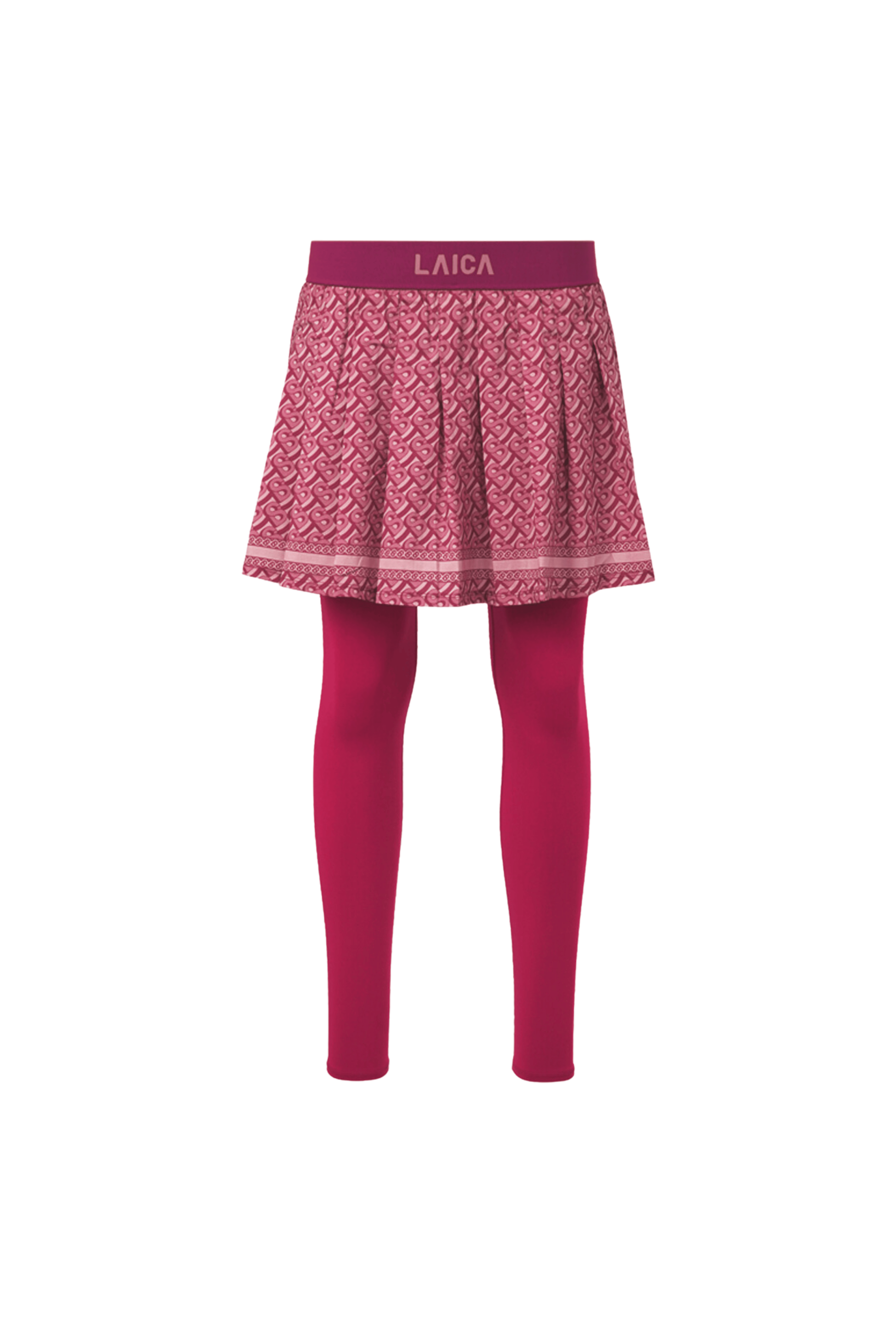 LAICA x Buttonscarves Athleisure Skirted Leggings - Magenta