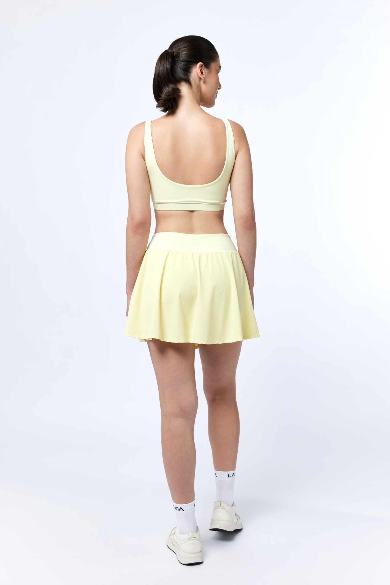 LAICA COURT FLOW SKIRT - WAX YELLOW