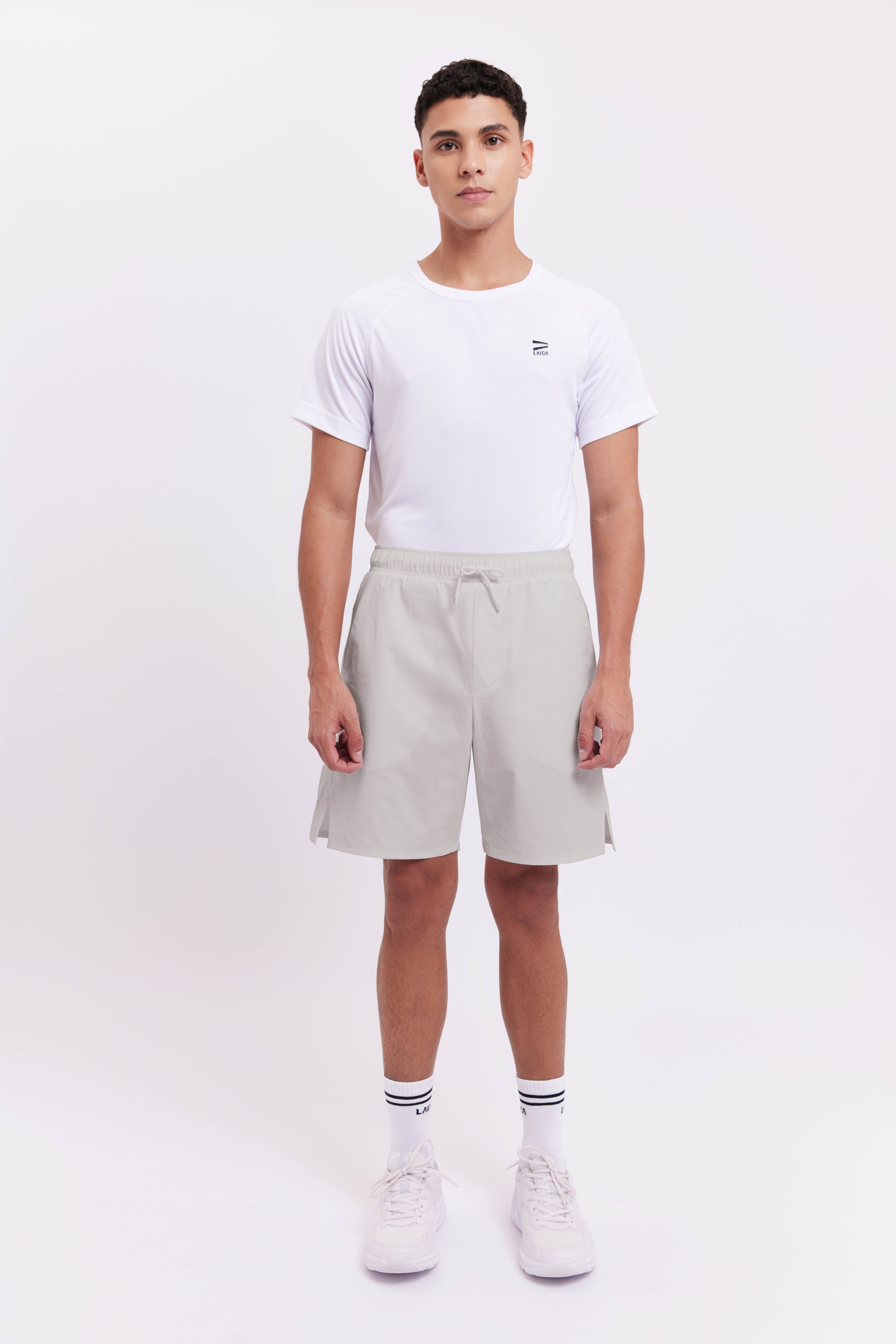 LAICA MEN SHORTS PANTS - PEBBLE