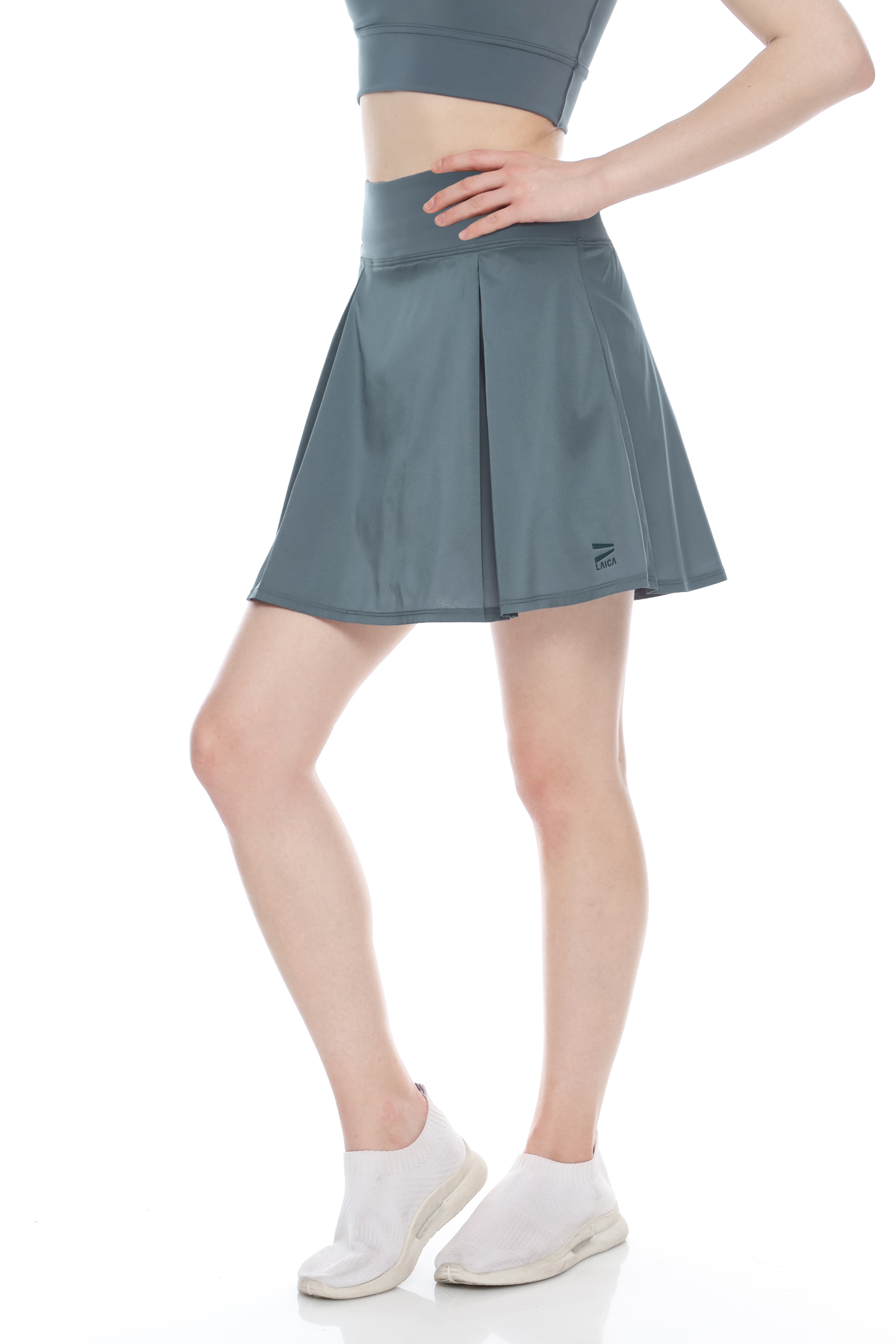 LAICA Court Skirt - Steel Blue