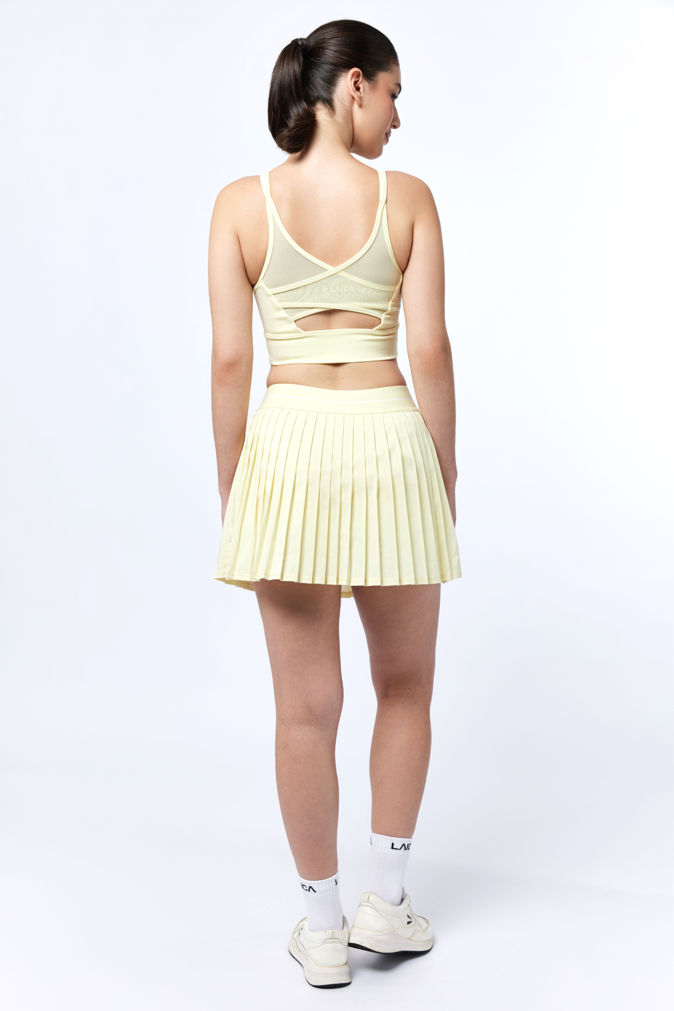 LAICA SOFT PLEATS SKIRT - WAX YELLOW
