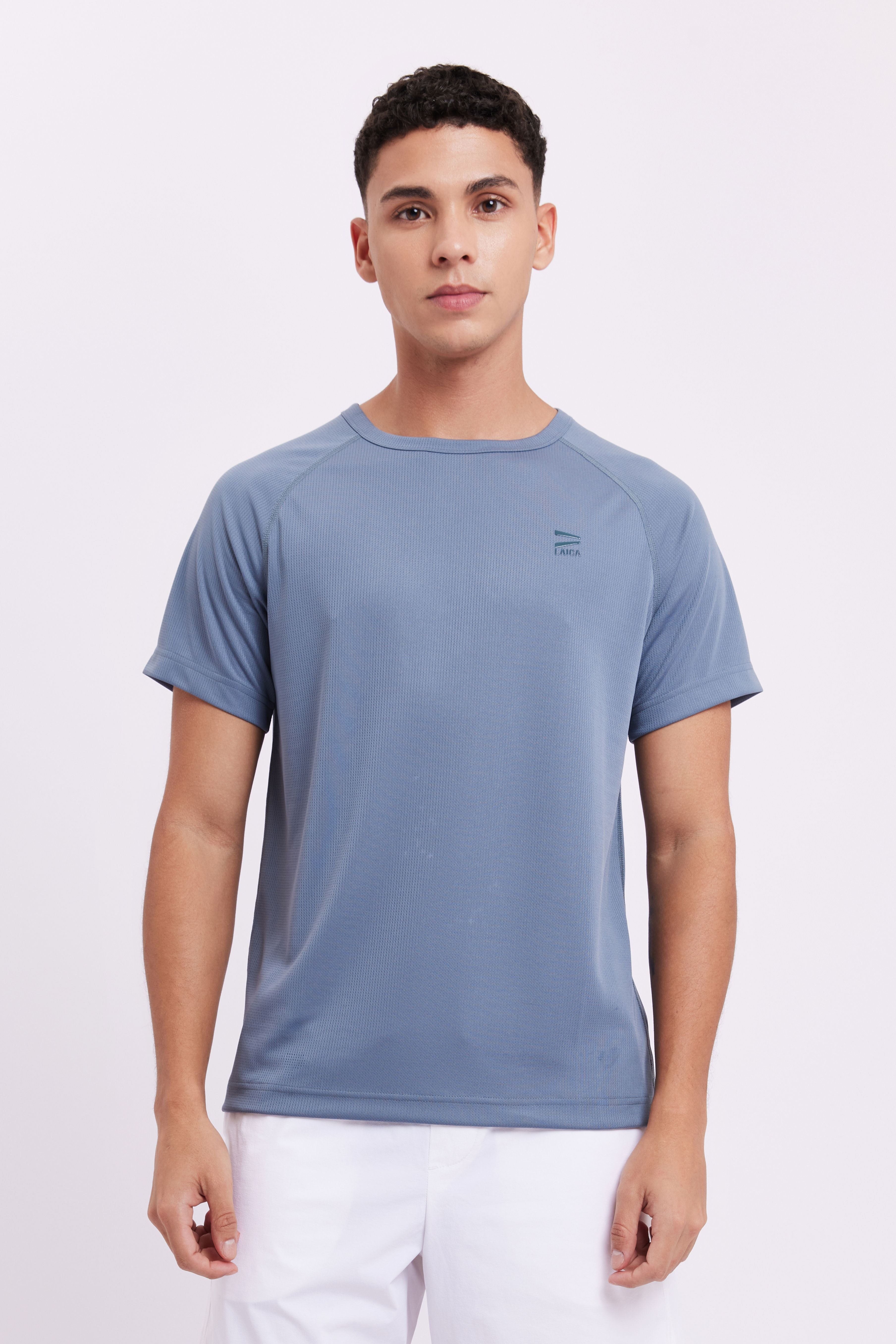 LAICA MEN POWER TEE - STEEL BLUE