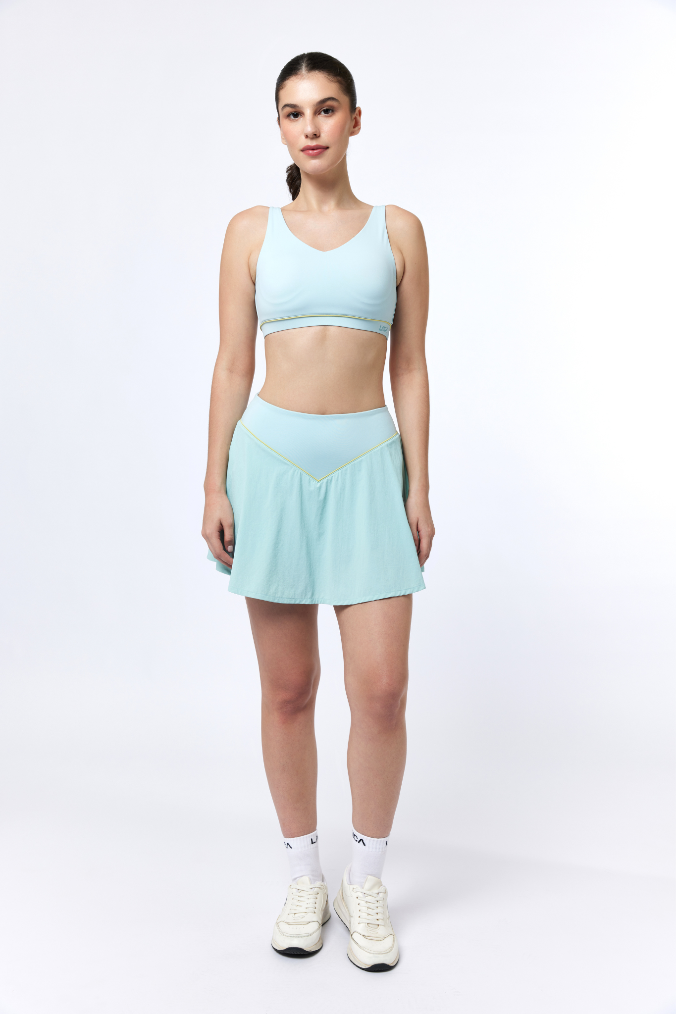 LAICA COURT FLOW SKIRT - MOODY BLUE