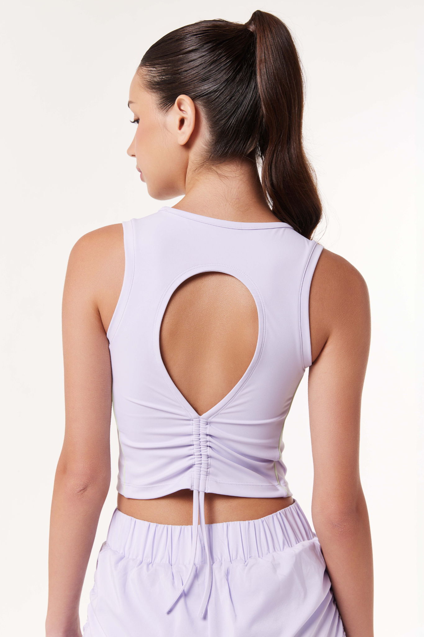 LAICA RUCHED SLEEVELESS TEE - HISTLE