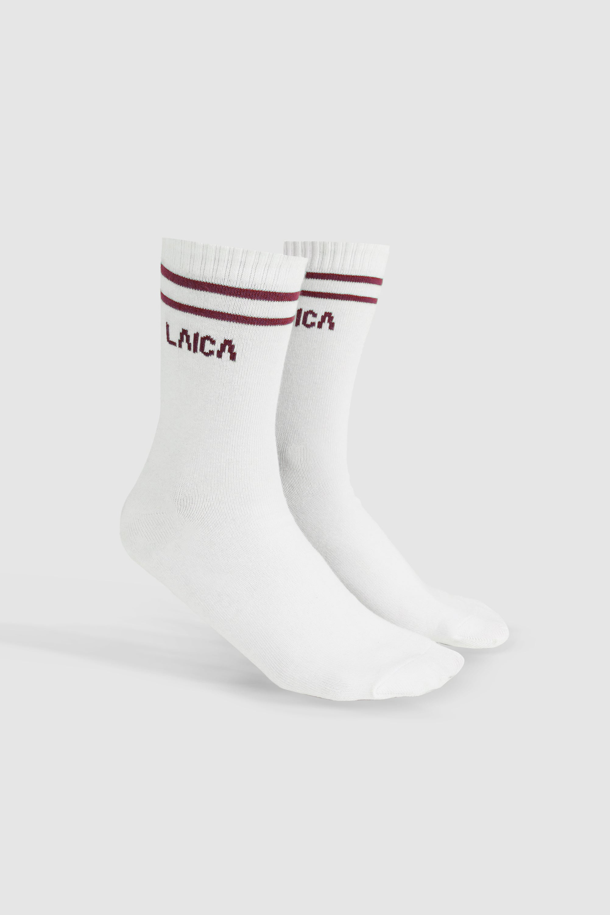 LAICA STRIPES SOCKS - WINE